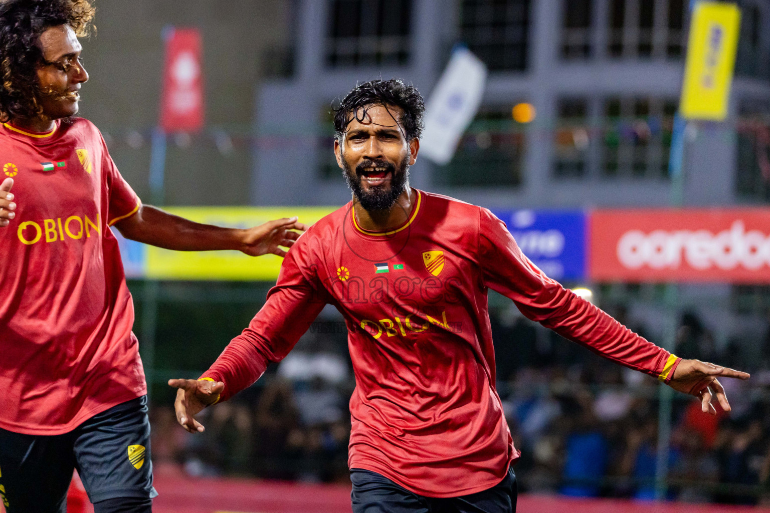 Dh Kudahuvadhoo vs Dh Maaenboodhoo in Day 24 of Golden Futsal Challenge 2024 was held on Wednesday  , 7th February 2024 in Hulhumale', Maldives Photos: Nausham Waheed / images.mv