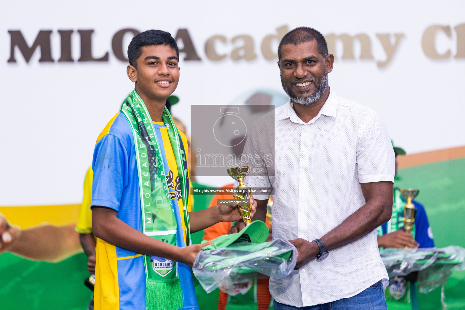 Day 2 of MILO Academy Championship 2023 (u14) was held in Henveyru Stadium Male', Maldives on 4th November 2023. Photos: Nausham Waheed / images.mv