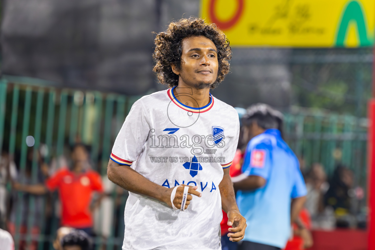 Dh Maaenboodhoo vs Dh Kudahuvadhoo in Dhaalu Atoll Finals in Day 25 of Golden Futsal Challenge 2025 was held on Wednesday , 28th January 2025, in Hulhumale', Maldives. Photos: Ismail Thoriq / images.mv