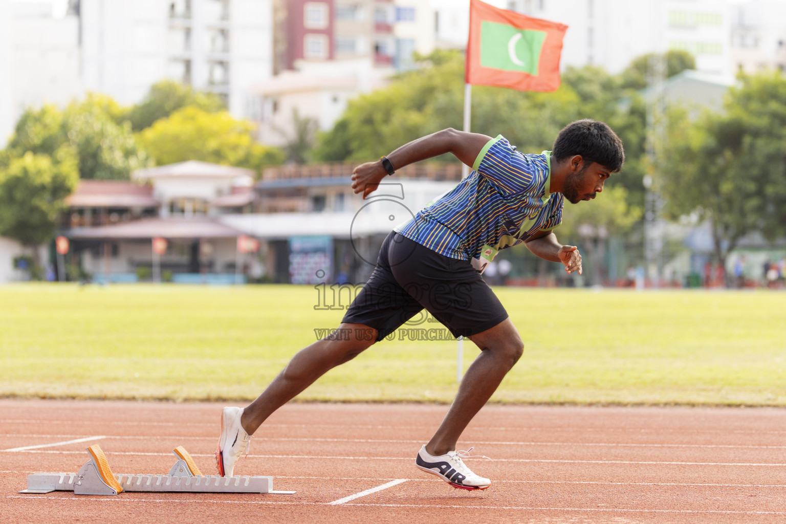 Day 1 of National Athletics Championship 2025 was held at Ekuveni Running Ground in Male', Maldives on Thursday, 14th August 2025. Photos: Hasni / images.mv