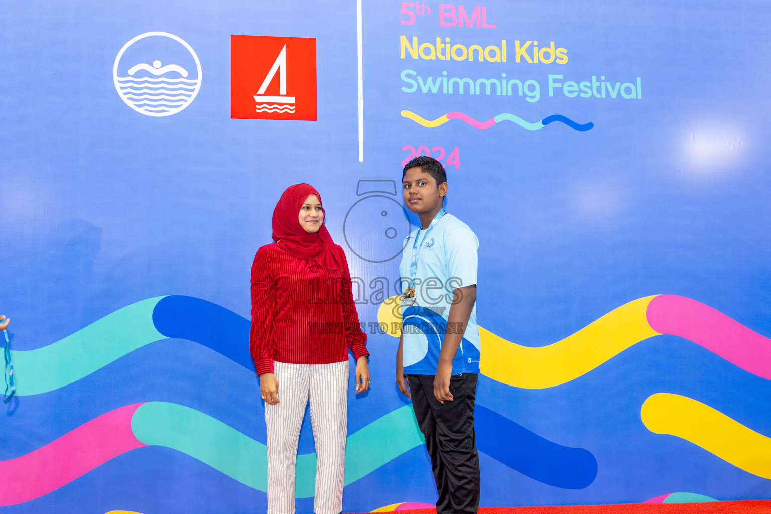 Closing of BML 5th National Swimming Kids Festival 2024 held in Hulhumale', Maldives on Saturday, 23rd November 2024.
Photos: Ismail Thoriq / images.mv