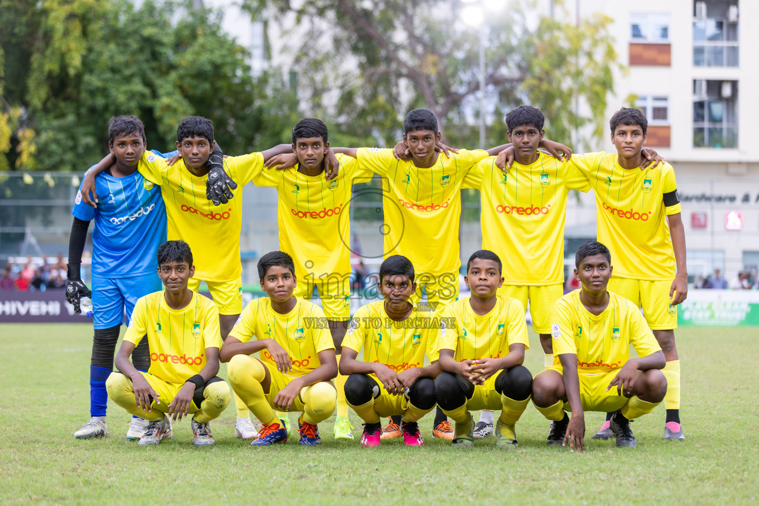 Eagles vs Maziya (U14) in Dhivehi Youth League 2024 - Day 2. Matches held at Henveiru Stadium on 22nd November 2024 , Friday. Photos: Shuu Abdul Sattar/ Images.mv