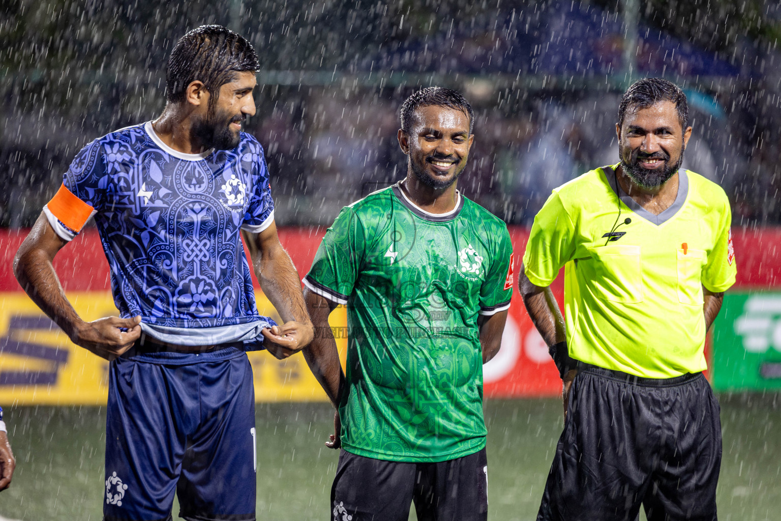 L. Isdhoo VS L. Mundoo in Day 18 of Golden Futsal Challenge 2025 was held on Wednesday, 22nd January 2025, in Hulhumale', Maldives. Photos: Nausham Waheed / images.mv
