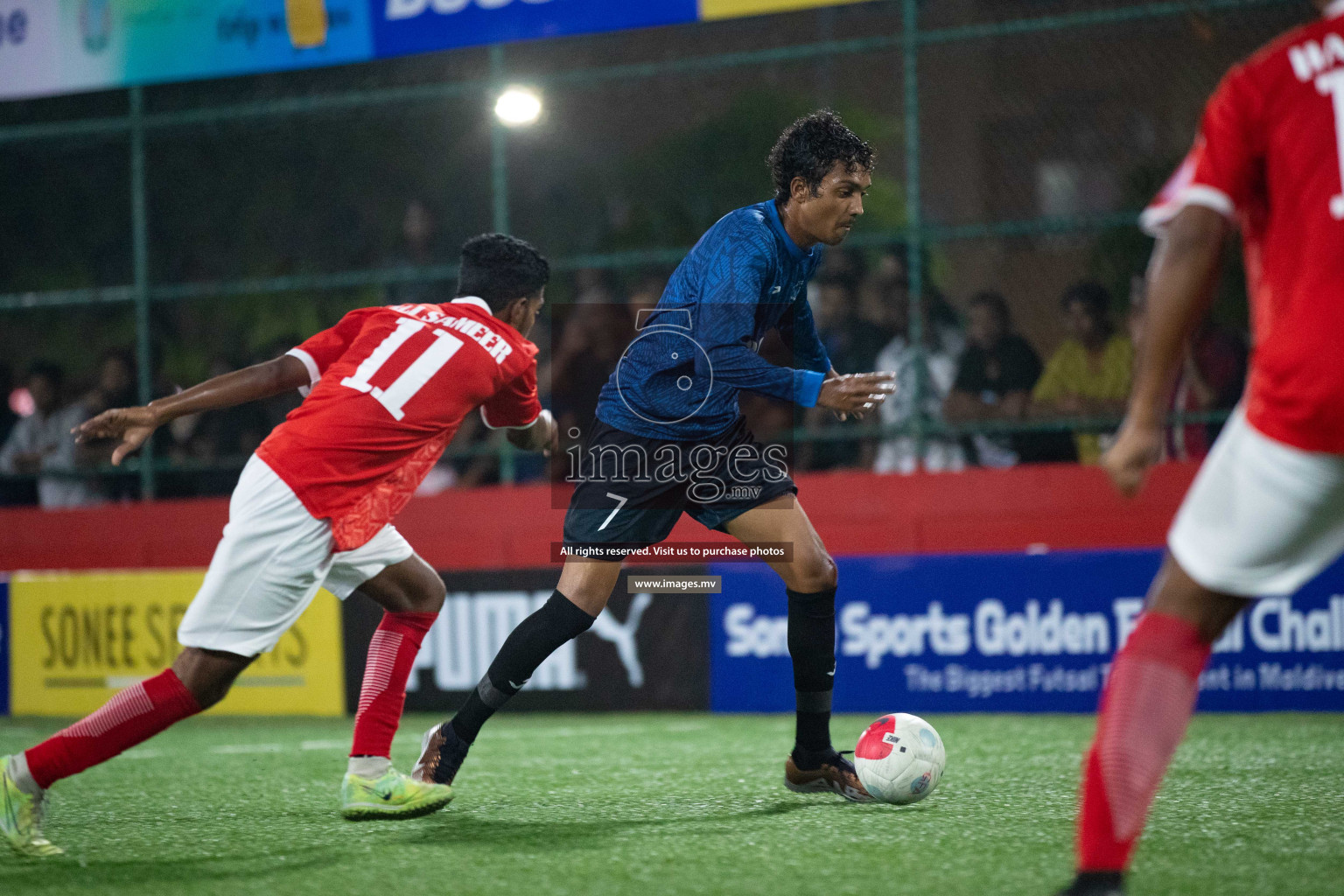 HA. Utheemu vs HA. Ihavandhoo in Day 3 of Golden Futsal Challenge 2023 on 07 February 2023 in Hulhumale, Male, Maldives