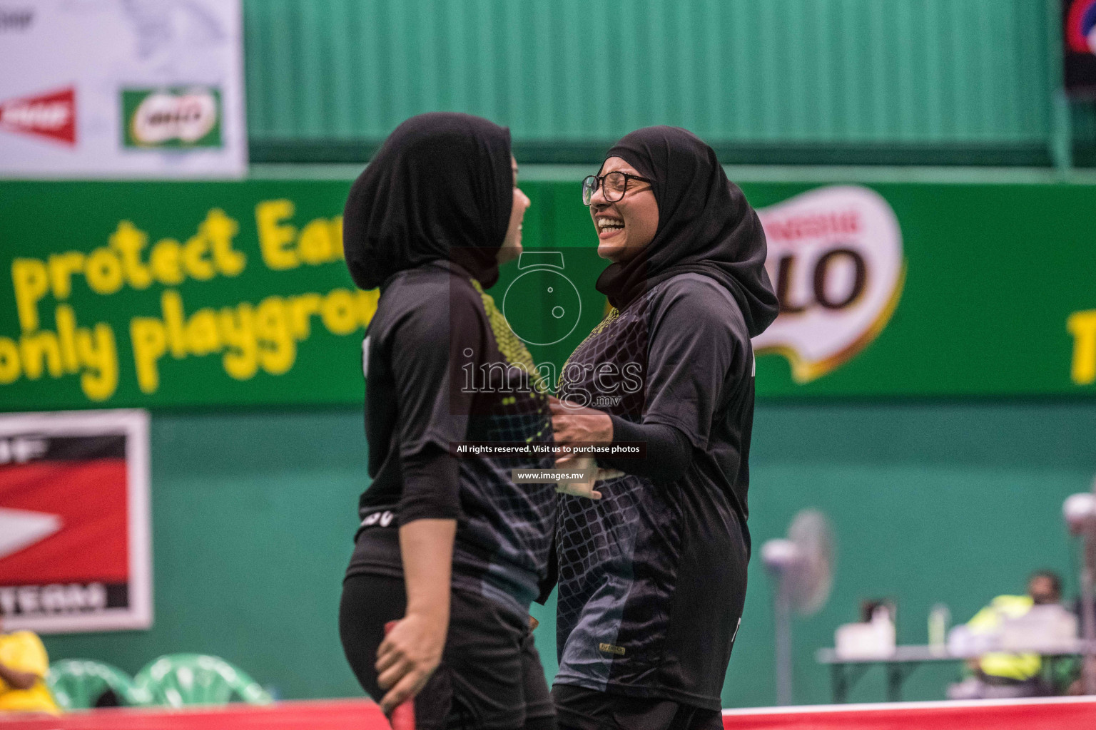 Day 4 of Badminton association mixed group championship 2021 held in Male', Maldives Photos by Nausham Waheed