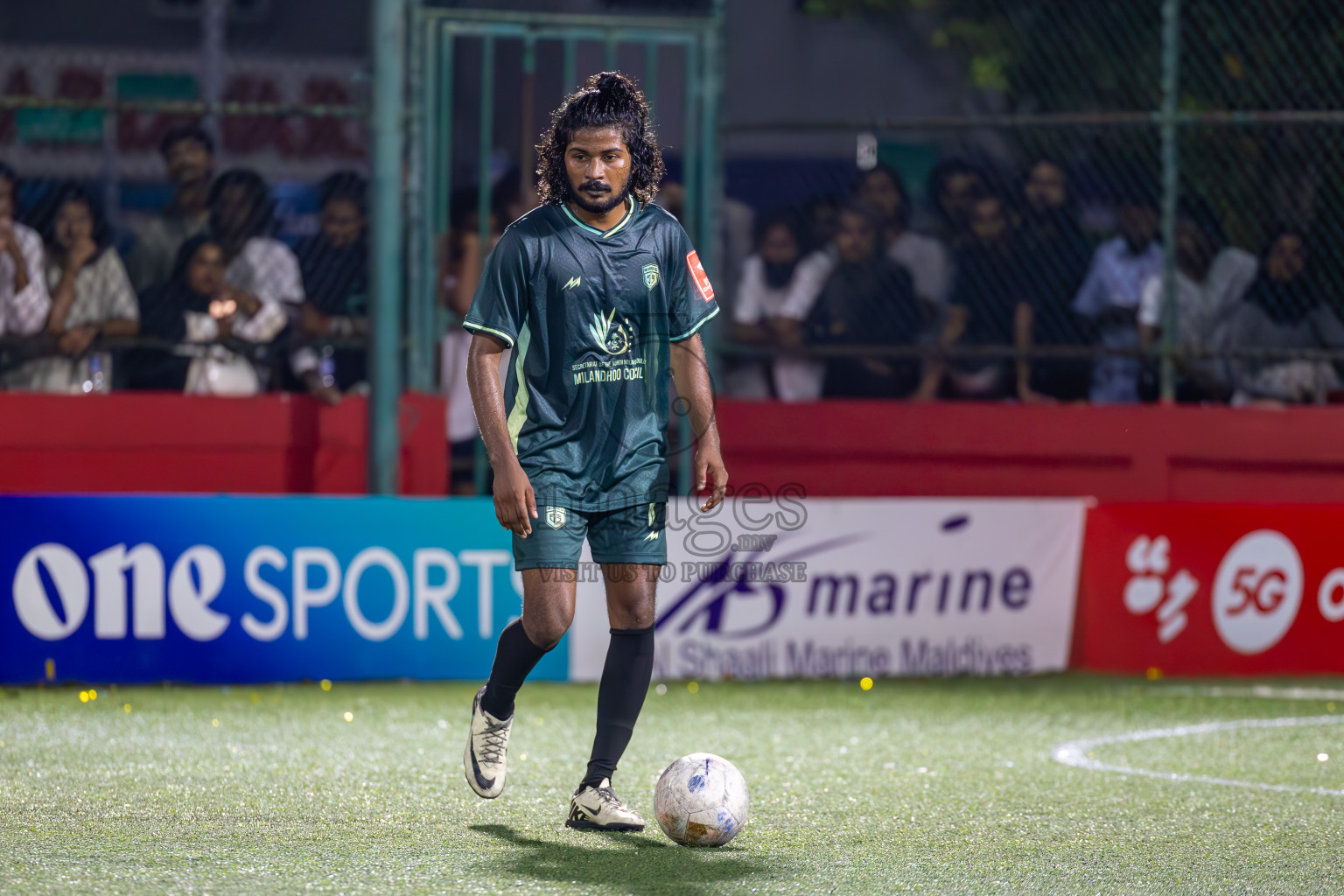 Sh Milandhoo vs R Inguraidhoo in Zone Round on Day 27 of Golden Futsal Challenge 2025 was held on Friday , 31st January 2025, in Hulhumale', Maldives. Photos: Ismail Thoriq / images.mv