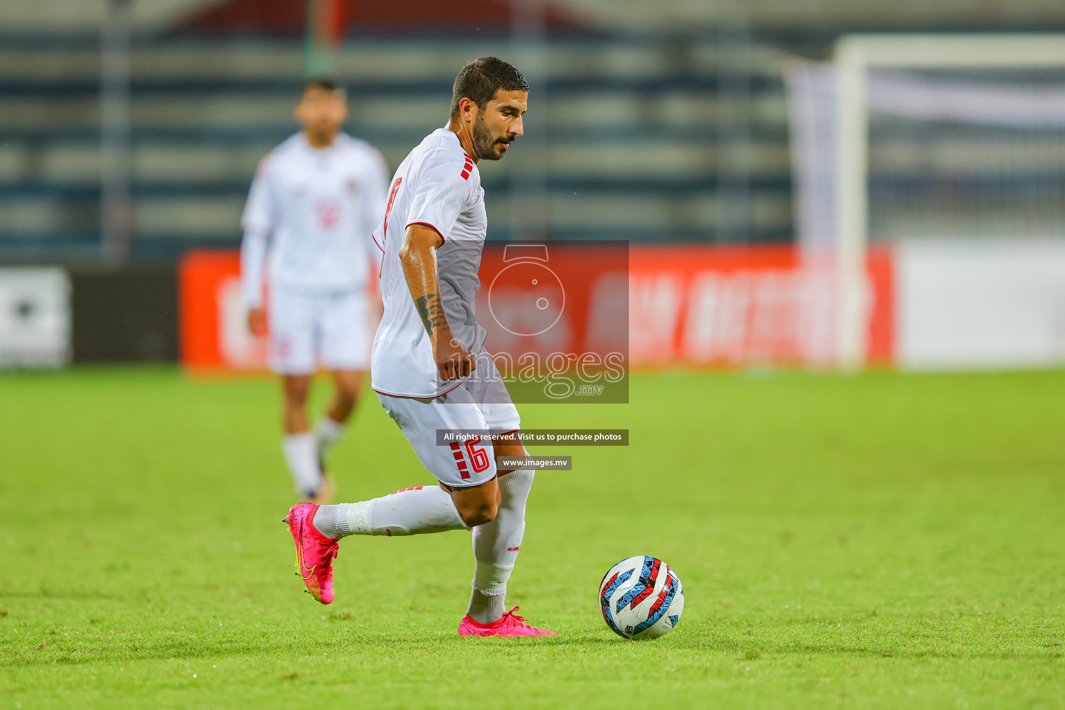 Bhutan vs Lebanon in SAFF Championship 2023 held in Sree Kanteerava Stadium, Bengaluru, India, on Sunday, 25th June 2023. Photos: Nausham Waheed, Hassan Simah / images.mv