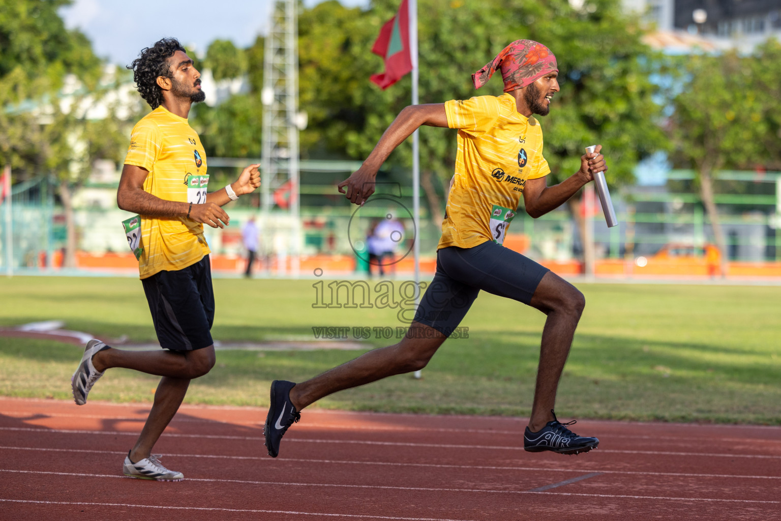 Day 3 of 33rd National Athletics Championship was held in Ekuveni Track at Male', Maldives on Saturday, 7th September 2024. Photos: Hassan Simah / images.mv