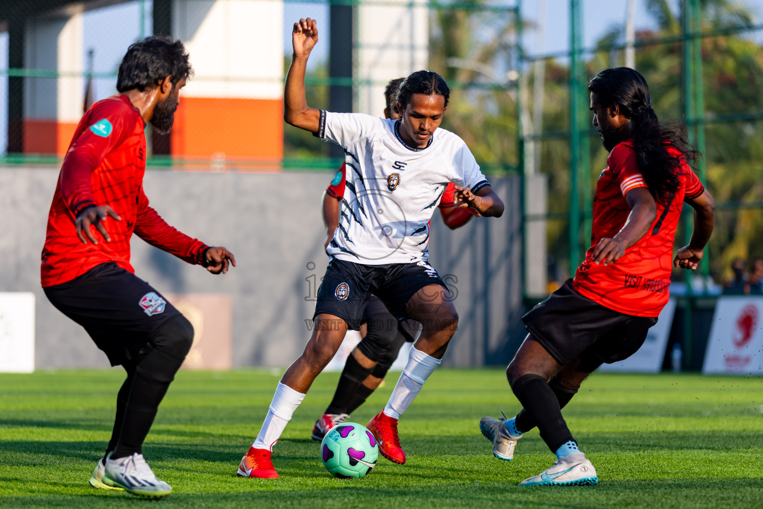 Bosnia SC vs Falcons in Day 2 of BG Futsal Challenge 2024 was held on Wednesday, 13th March 2024, in Male', Maldives Photos: Nausham Waheed / images.mv