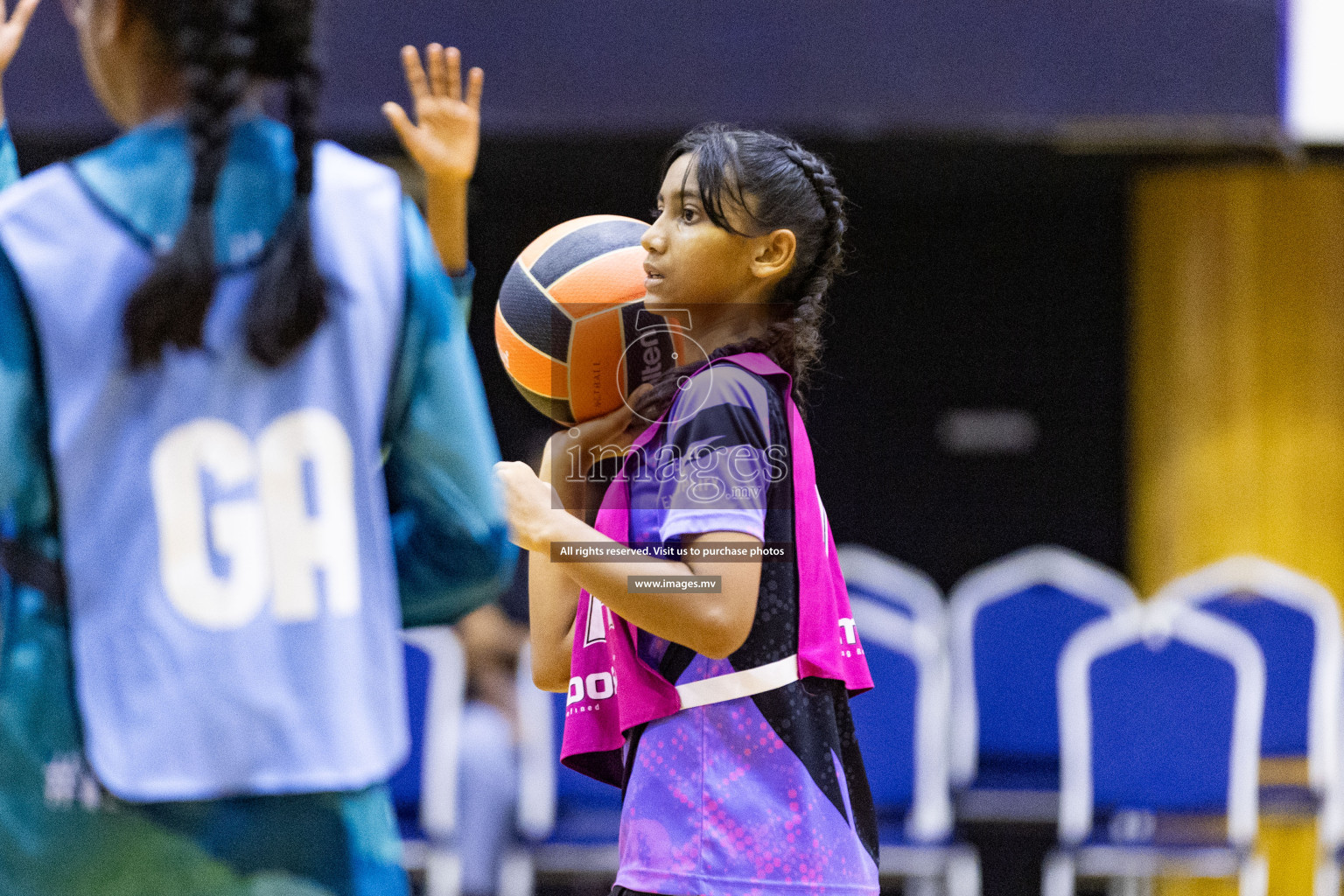 Day 11 of 24th Interschool Netball Tournament 2023 was held in Social Center, Male', Maldives on 6th November 2023. Photos: Nausham Waheed / images.mv