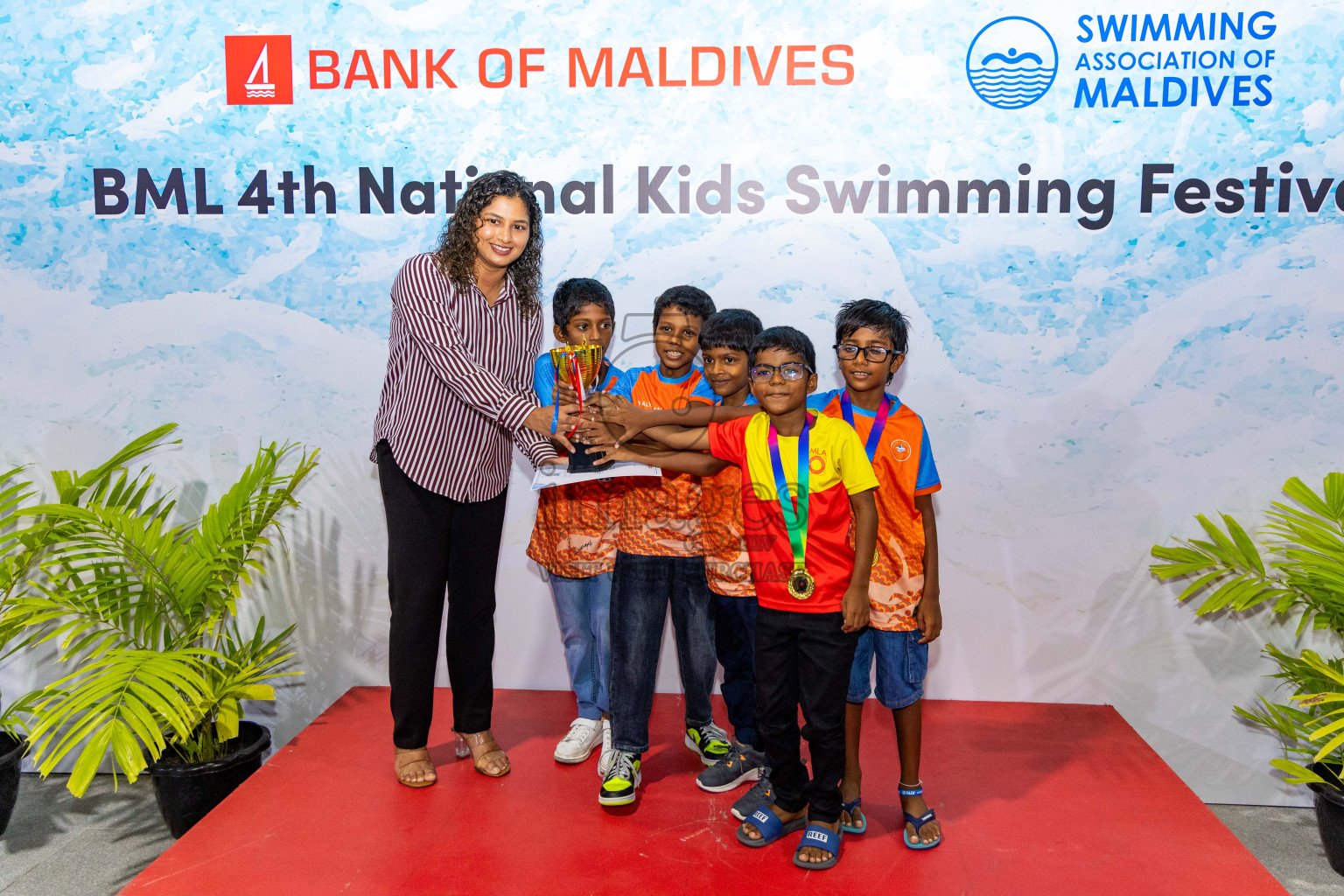 Closing Ceremony of 4th National Kids Swimming Festival 2023 on 9th December 2023, held in Hulhumale', Maldives Photos: Nausham Waheed / Images.mv