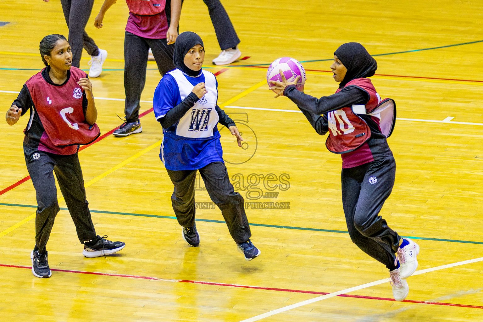 Day 9 of 26th Inter-School Netball Tournament 2025 was held in Social Center Indoor Hall on Sunday, 27th October 2025. Photos: Areef Adam / images.mv