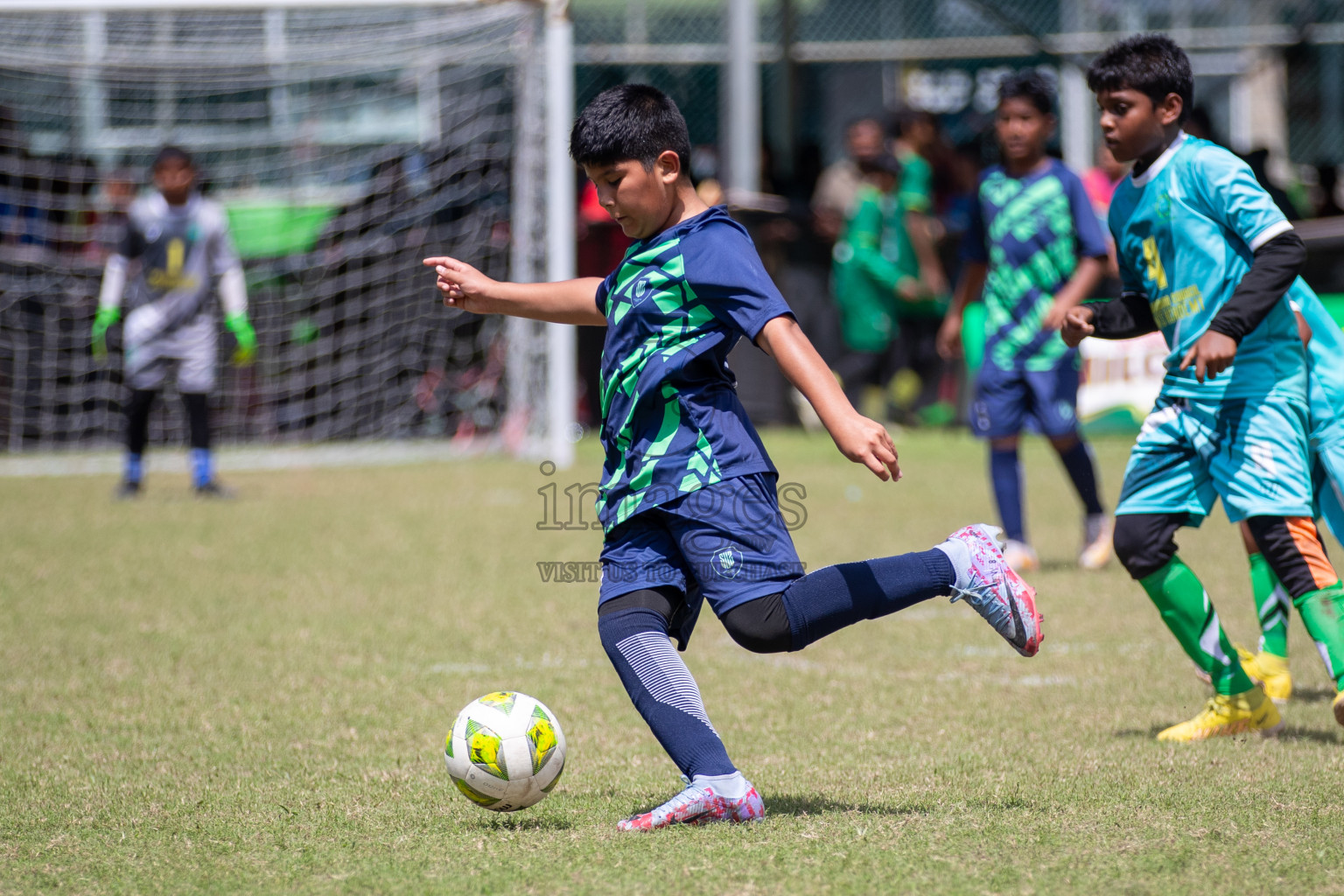 Day 3 of MILO Academy Championship 2024 - U12 was held at Henveiru Grounds in Male', Maldives on Saturday, 6th July 2024. Photos: Mohamed Mahfooz Moosa / images.mv