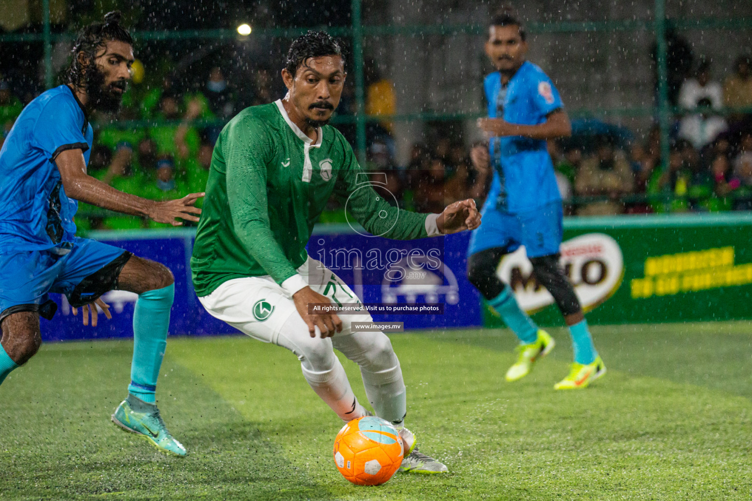 Team FSM vs Club HDC in the Quarter Finals of Club Maldives 2021 held at Hulhumale;, on 12th December 2021 Photos: Nasam / images.mv