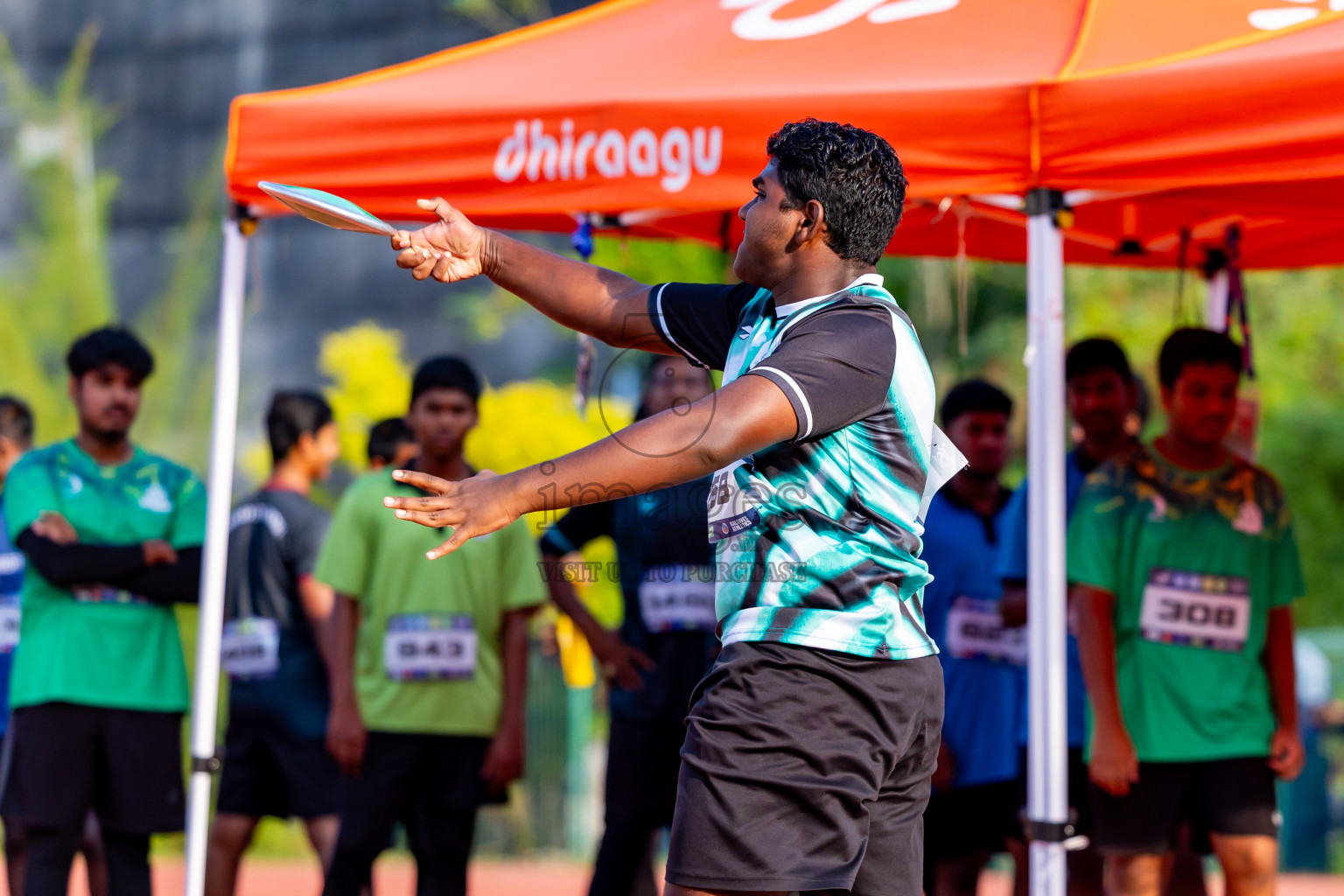 Day 5 of MWSC Interschool Athletics Championships 2024 held in Hulhumale Running Track, Hulhumale, Maldives on Wednesday, 13th November 2024. Photos by: Nausham Waheed / Images.mv