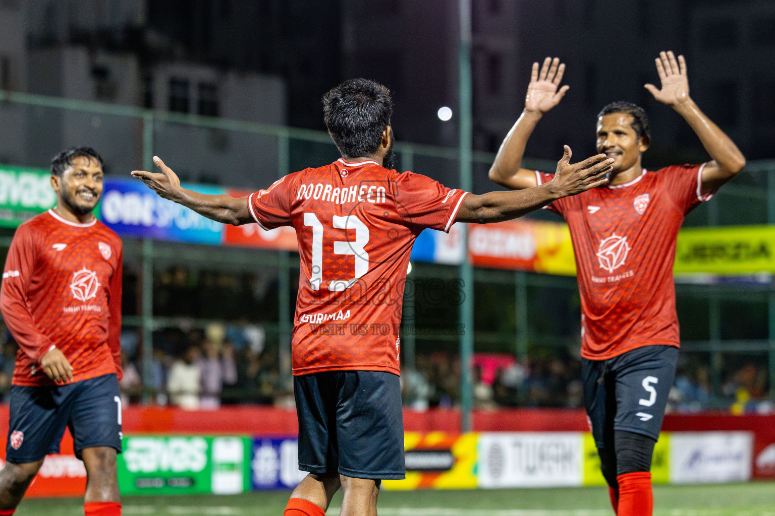 ADh Mahibadhoo VS ADh Kunburudhoo Atoll Round Semi-Final on Day 20 of Golden Futsal Challenge 2025 was held on Friday, 24 January 2025, in Hulhumale', Maldives. 
Photos: Hassan Simah / images.mv