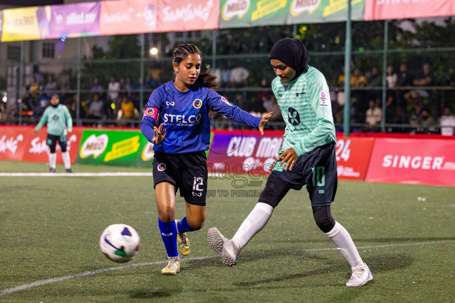 STELCO RECREATION CLUB vs TEAM DHARUMAVANTHA in Eighteen Thirty 2024 held in Rehendi Futsal Ground, Hulhumale', Maldives on Thursday, 5th September 2024. 
Photos: Hassan Simah / images.mv