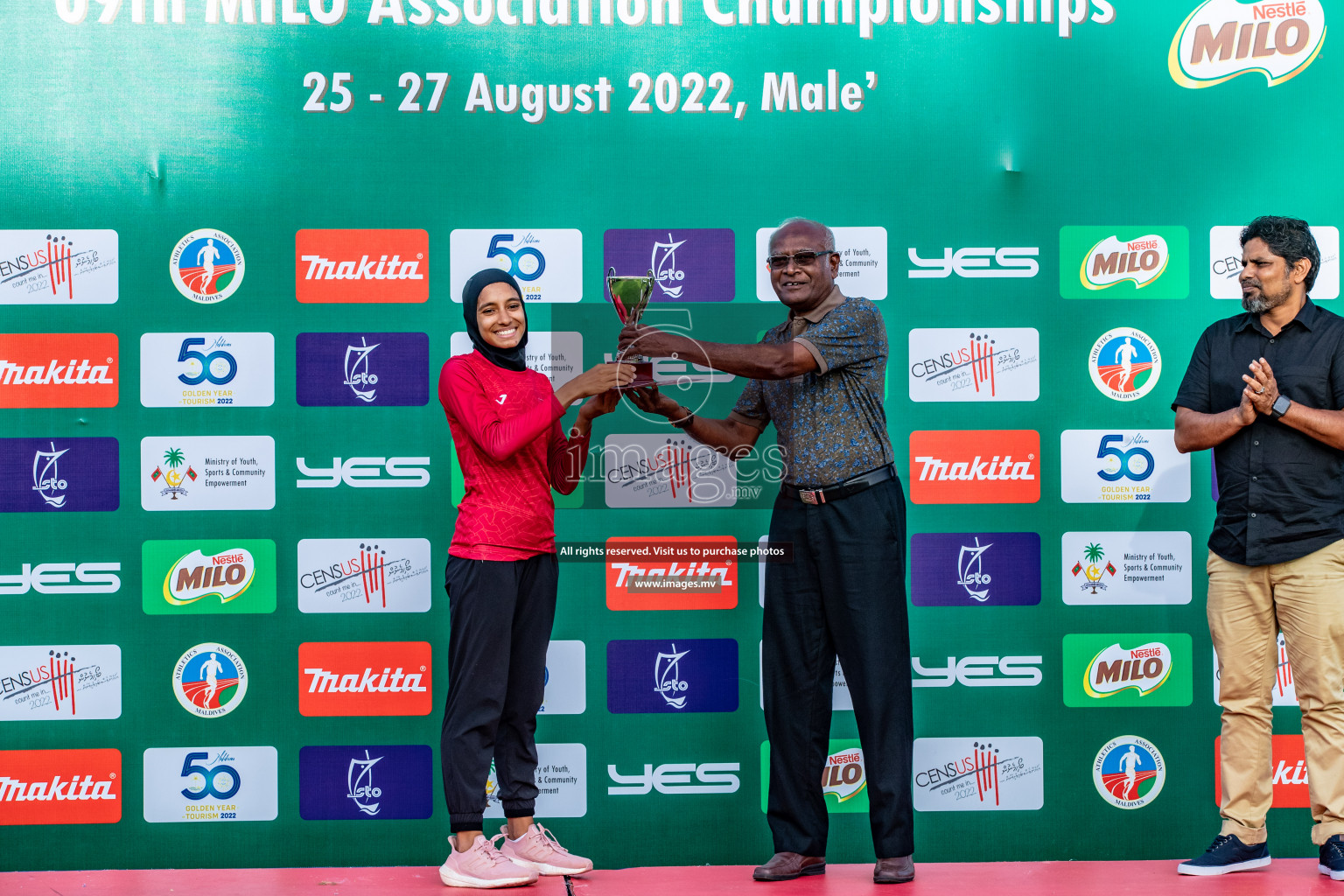 Day 3 of Milo Association Athletics Championship 2022 on 27th Aug 2022, held in, Male', Maldives Photos: Nausham Waheed / Images.mv