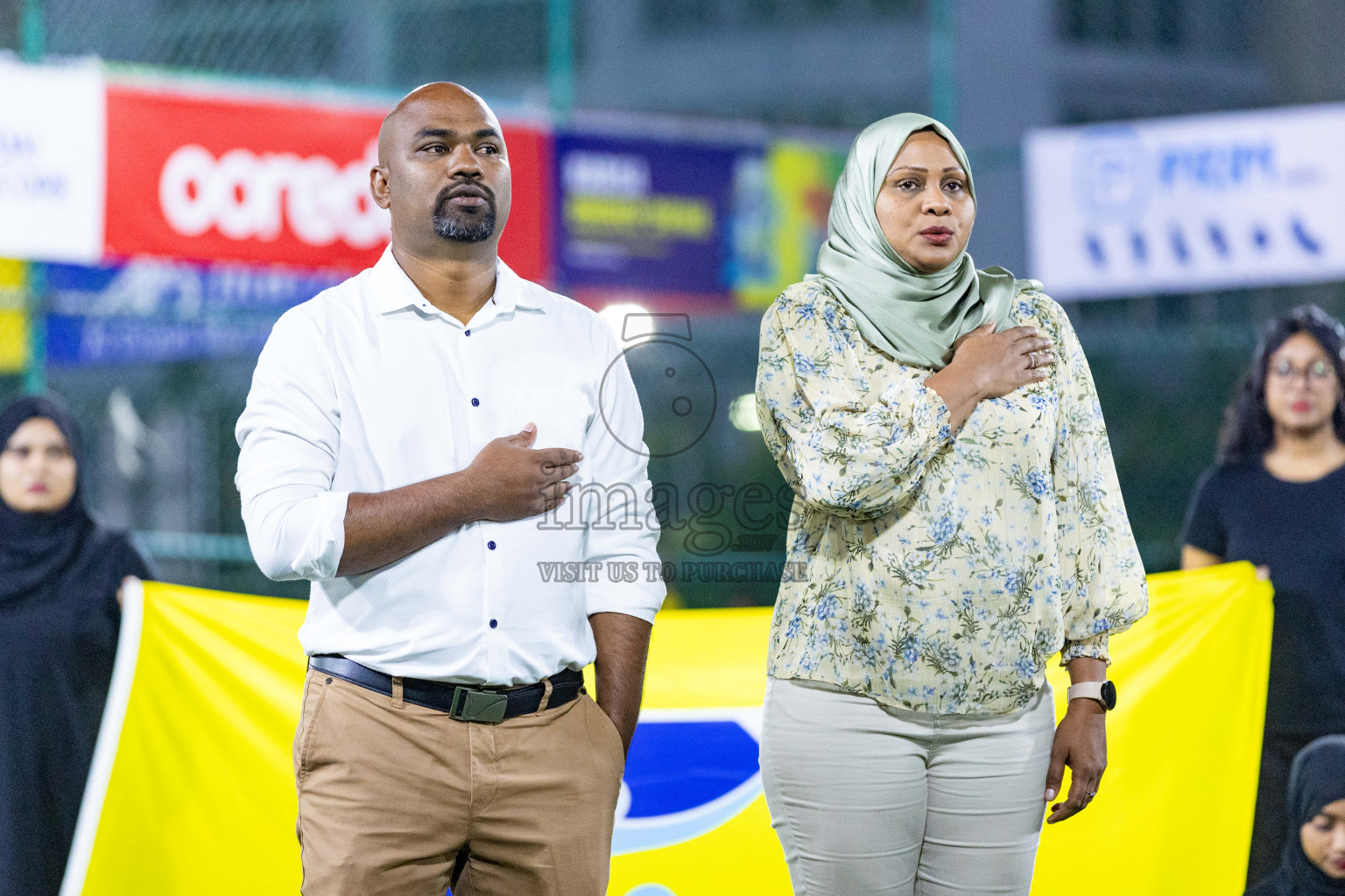 Opening of Golden Futsal Challenge 2024 with Charity Shield Match between L.Gan vs Th. Thimarafushi was held on Sunday, 14th January 2024, in Hulhumale', Maldives Photos: Nausham Waheed / images.mv