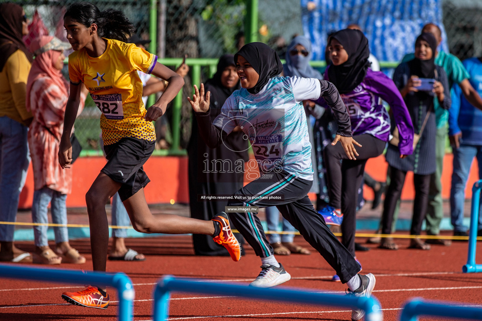 Day 4 of Inter-School Athletics Championship held in Male', Maldives on 26th May 2022. Photos by: Maanish / images.mv