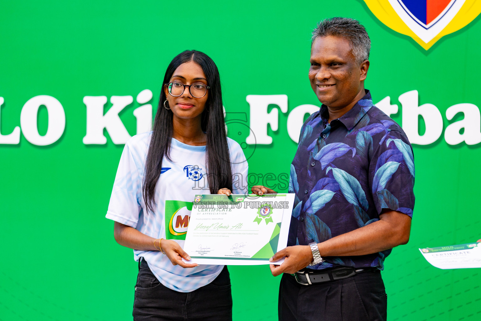 Day 2 of MILO Kids Football Fiesta was held at National Stadium in Male', Maldives on Saturday, 24th February 2024.