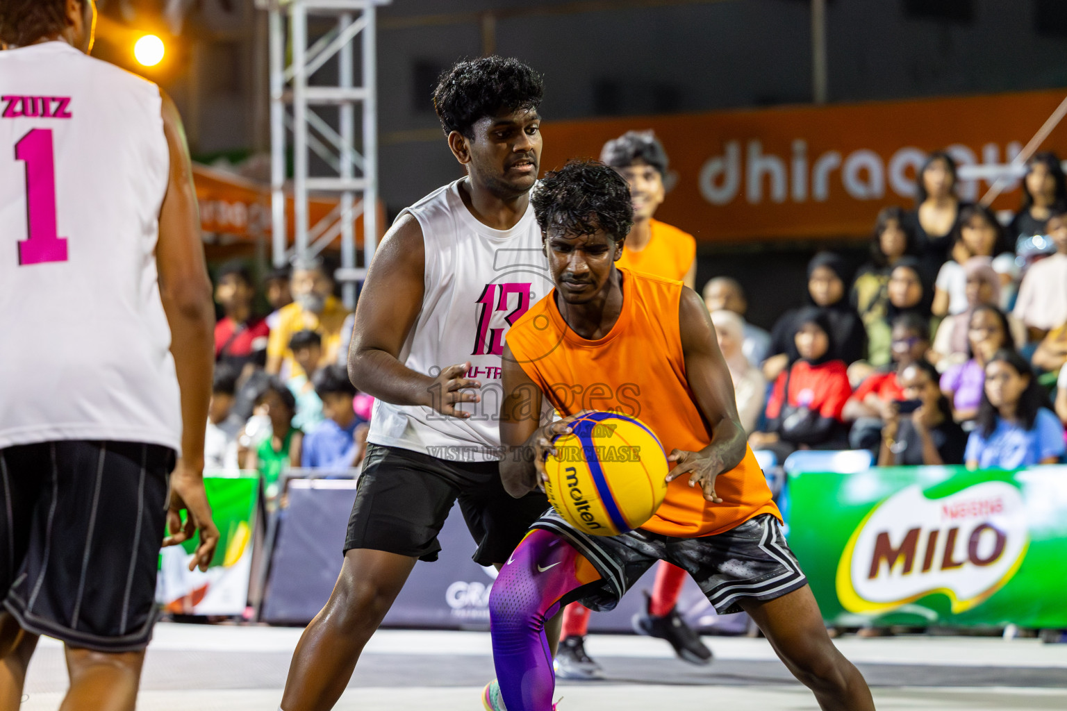 Day 4 of MILO Ramadan 3x3 Challenge 2024 was held in Ekuveni Outdoor Basketball Court at Male', Maldives on Friday, 15th March 2024.
Photos: Mohamed Mahfooz Moosa / images.mv