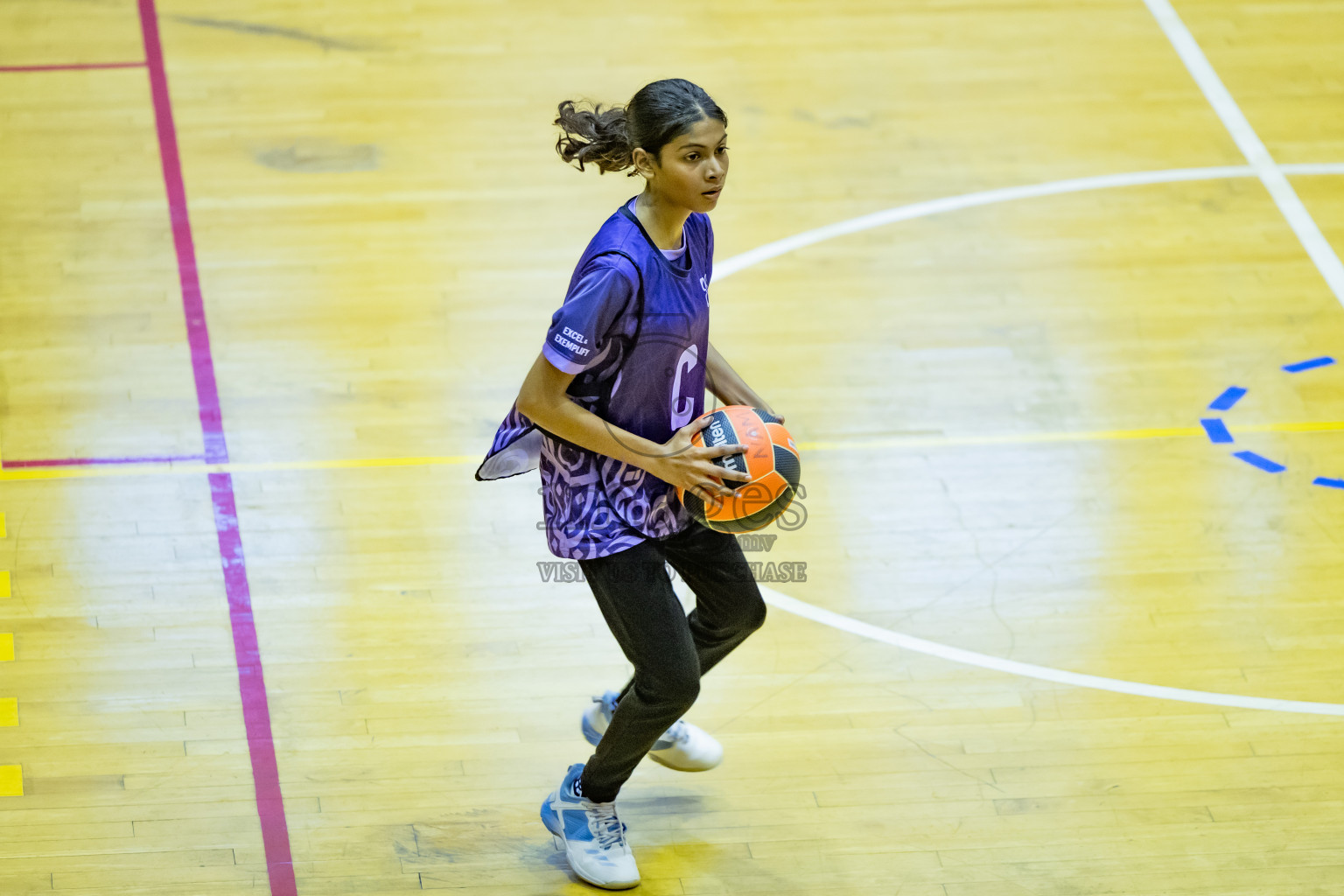 Day 12 of 25th Inter-School Netball Tournament was held in Social Center at Male', Maldives on Thursday, 22nd August 2024.