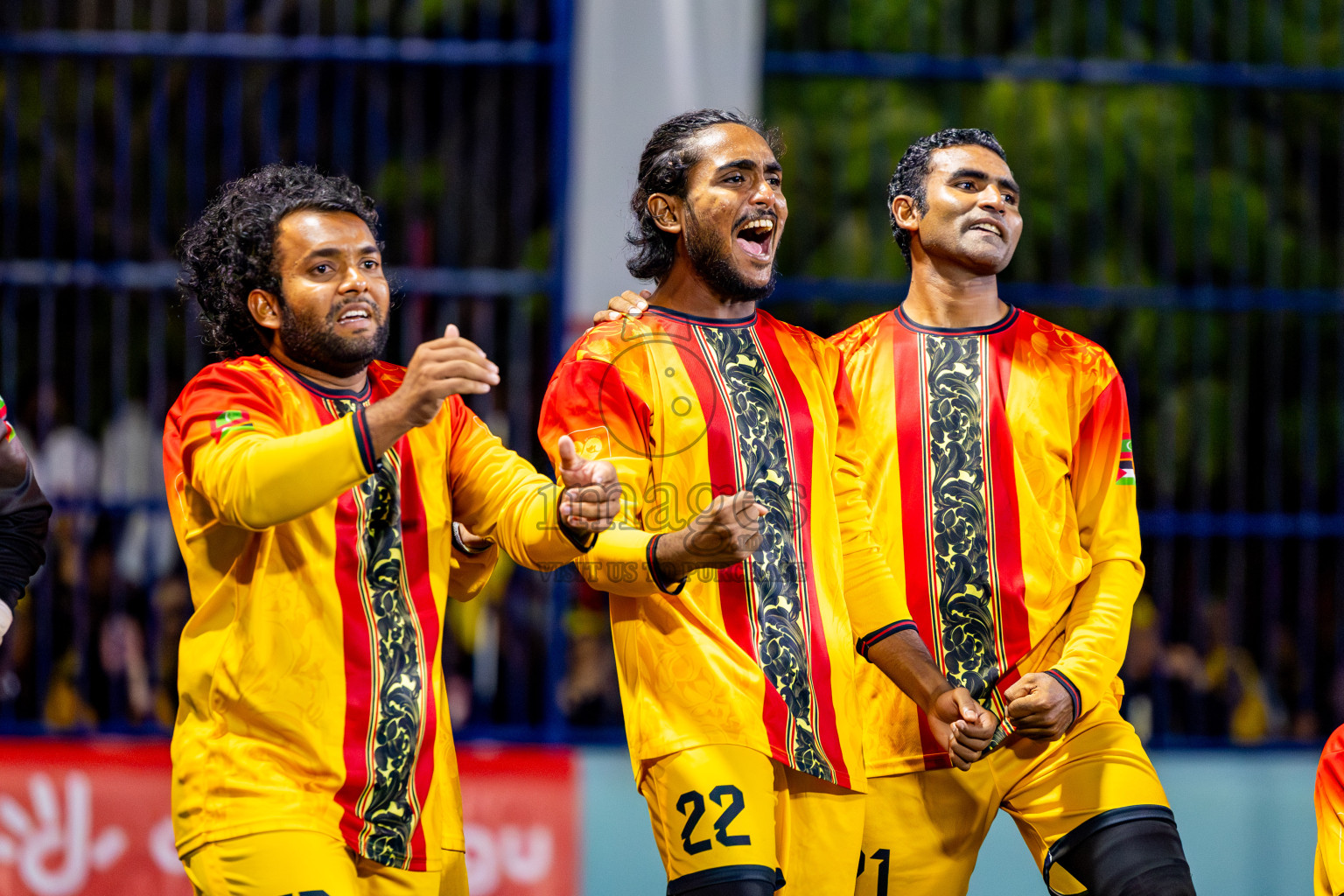Eydhafushi vs Thulhaadhoo in Semi Finals of Better in Baa Futsal Fiesta 2025 Men's division held in B. Eydhafushi, Maldives on Saturday, 15th November 2025. Photos: Nausham Waheed / images.mv
