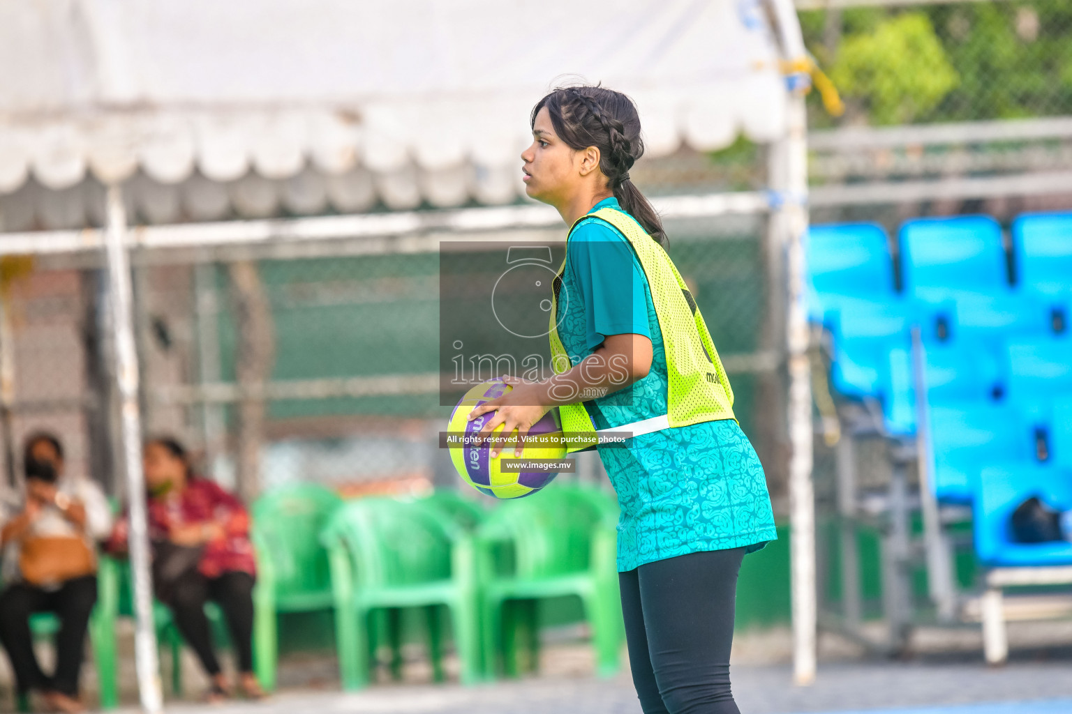 Day 9 of Junior Netball Championship 2022 held in Male', Maldives. Photos by Nausham Waheed