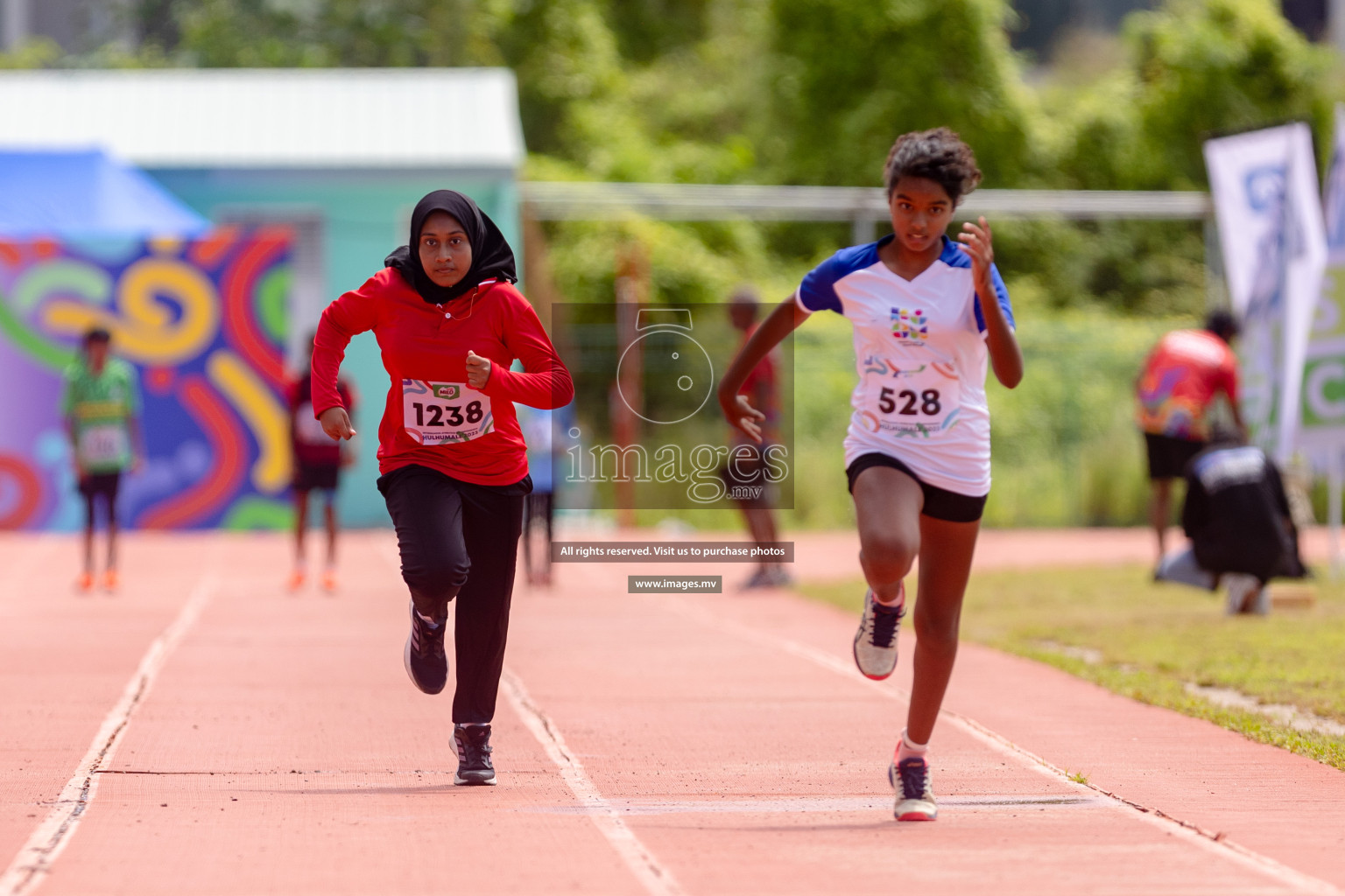 Day two of Inter School Athletics Championship 2023 was held at Hulhumale' Running Track at Hulhumale', Maldives on Sunday, 15th May 2023. Photos: Shuu/ Images.mv