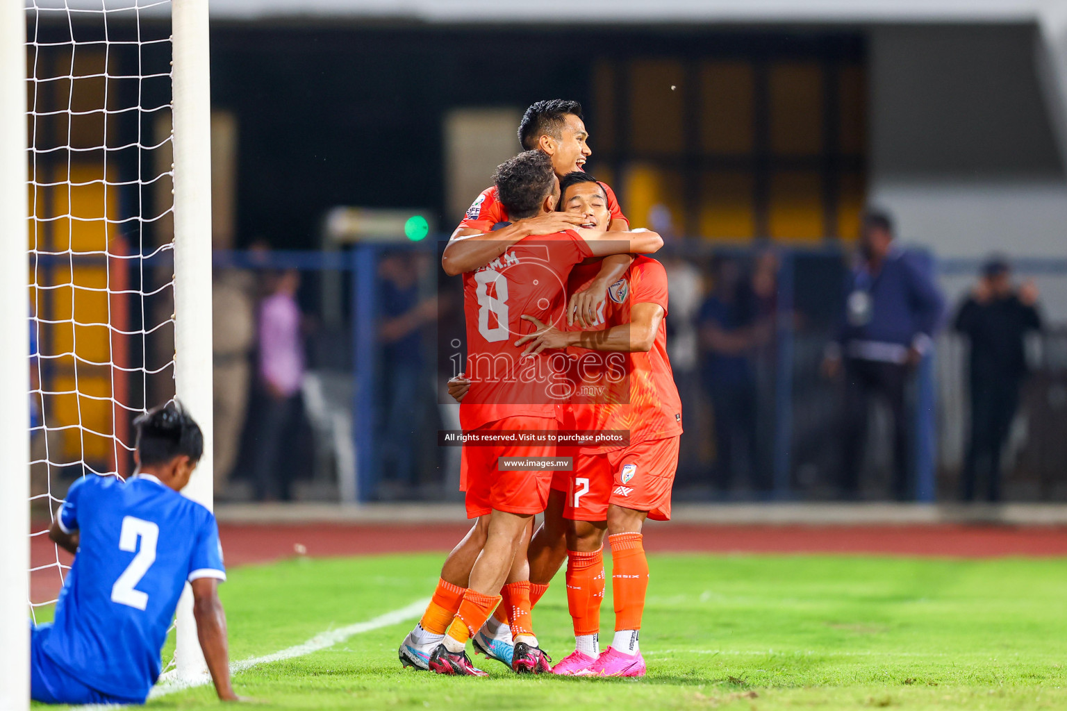 Nepal vs India in SAFF Championship 2023 held in Sree Kanteerava Stadium, Bengaluru, India, on Saturday, 24th June 2023. Photos: Hassan Simah / images.mv