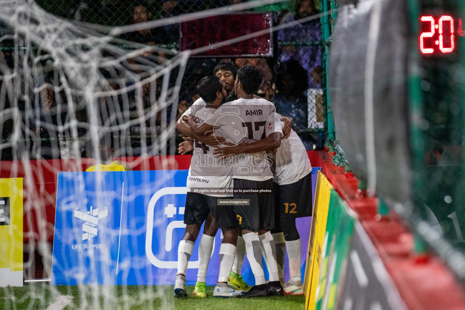 United BML vs Club Airports in Club Maldives Cup 2022 was held in Hulhumale', Maldives on Saturday, 15th October 2022. Photos: Hassan Simah/ images.mv