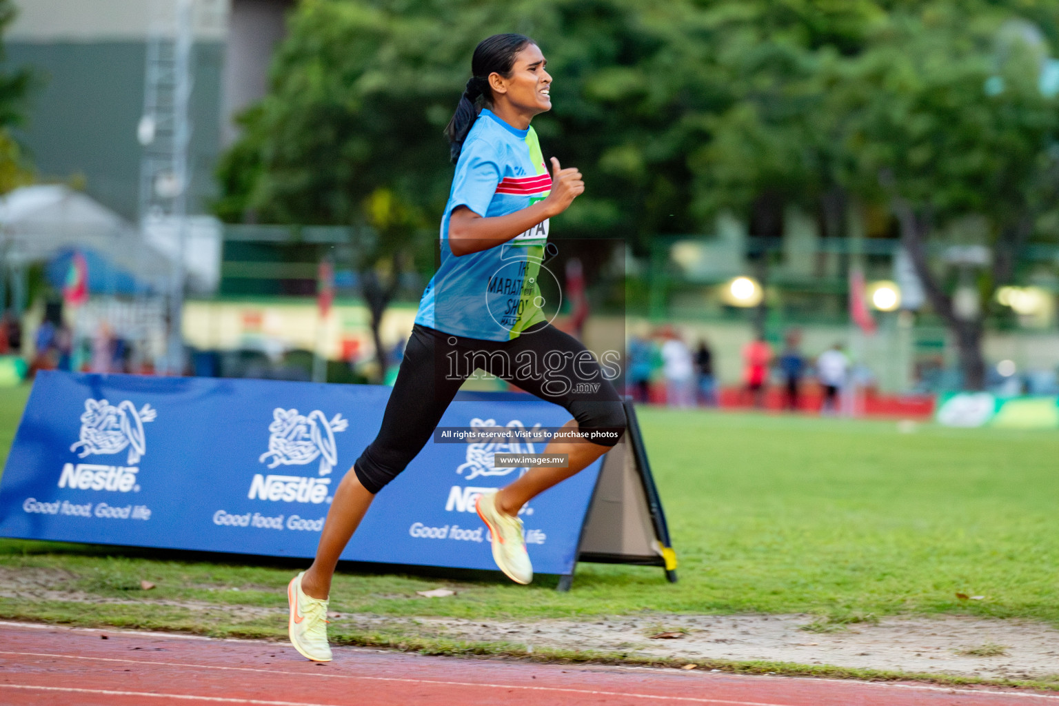 Day 2 of National Athletics Championship 2023 was held in Ekuveni Track at Male', Maldives on Friday, 24th November 2023. Photos: Hassan Simah / images.mv