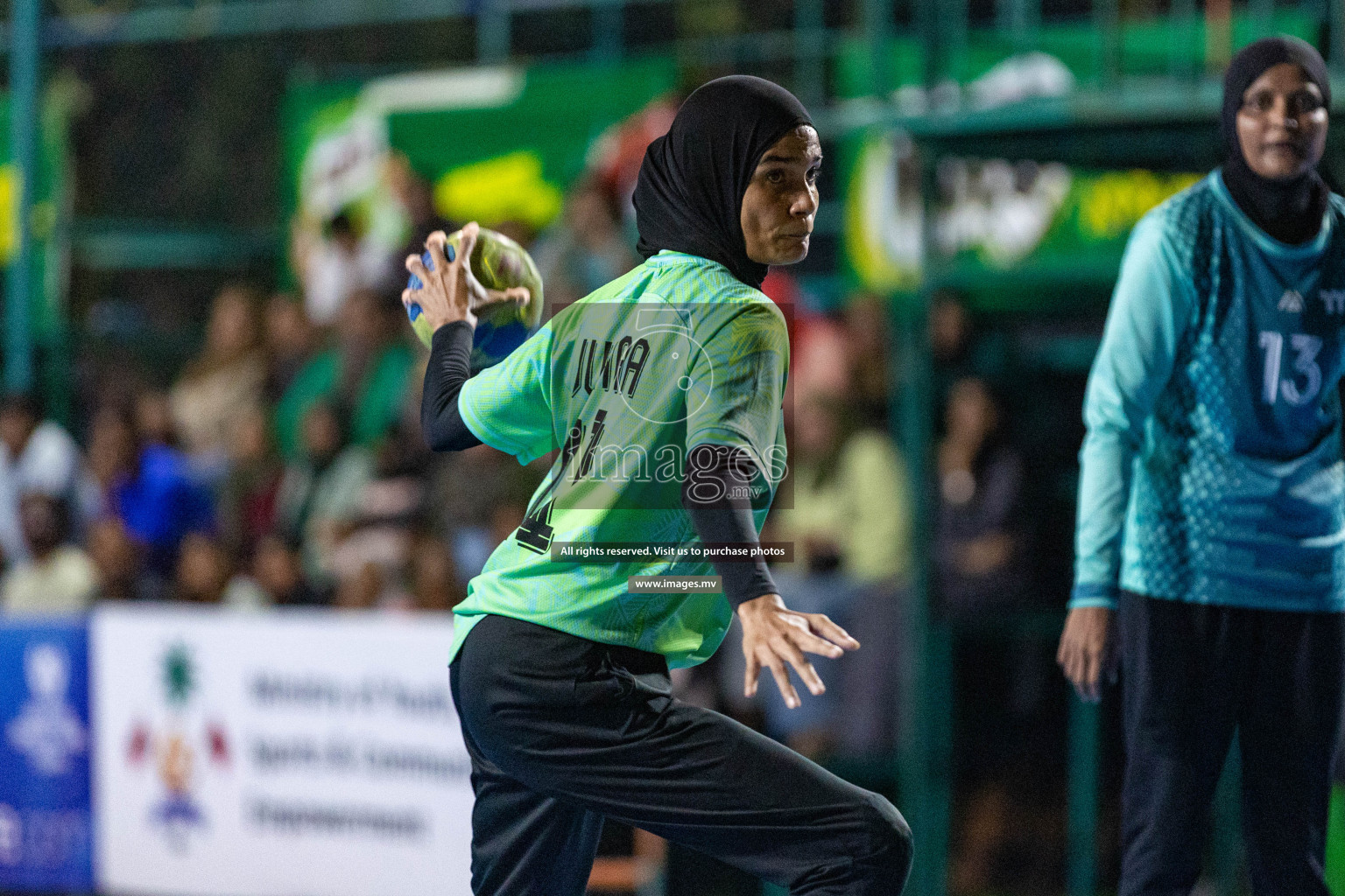 2nd Division Final of 7th Inter-Office/Company Handball Tournament 2023, held in Handball ground, Male', Maldives on Monday, 25th October 2023 Photos: Nausham Waheed/ Images.mv