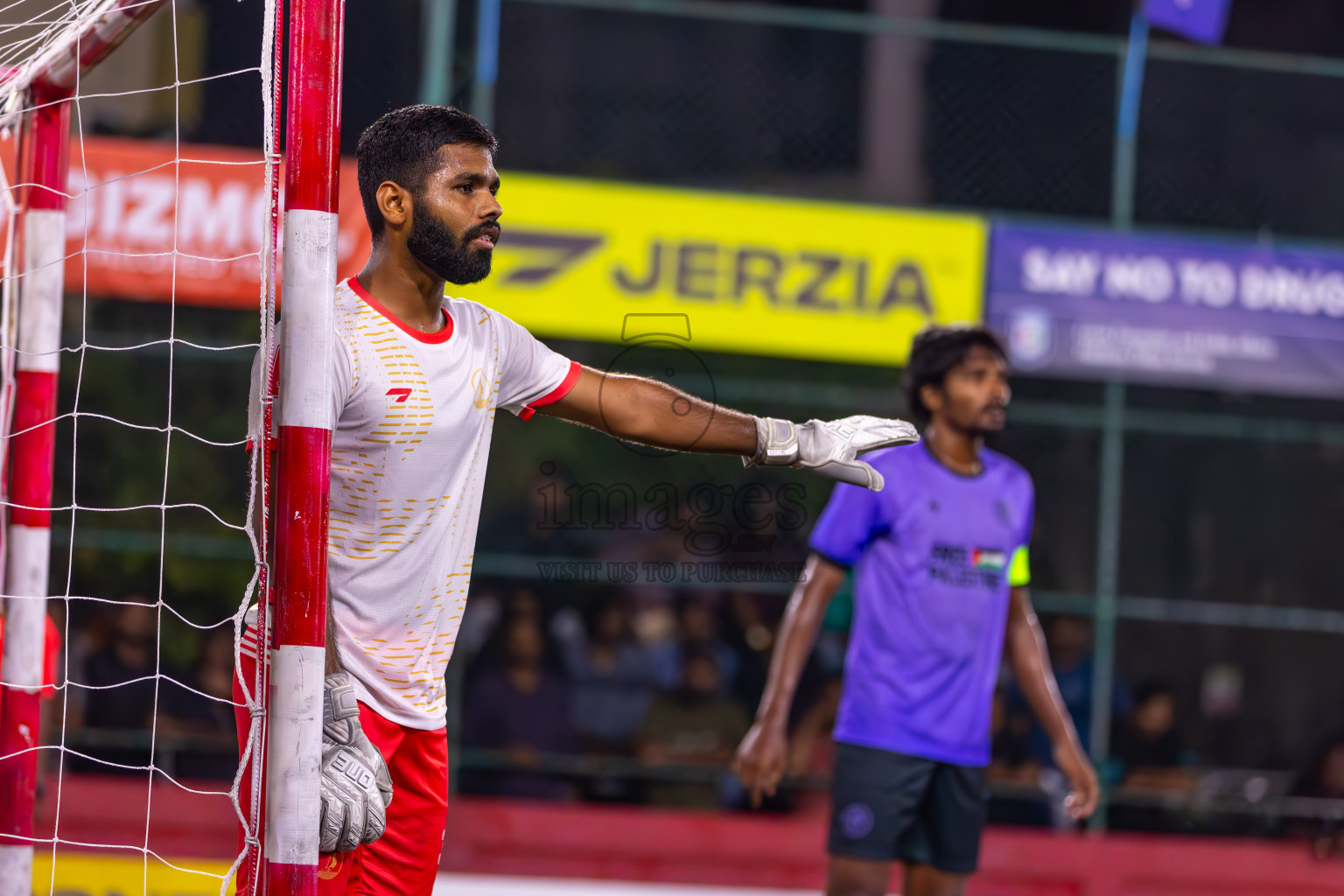 HDh Kulhudhuffushi vs HDh Neykurendhoo in Day 10 of Golden Futsal Challenge 2024 was held on Tuesday, 23rd January 2024, in Hulhumale', Maldives
Photos: Ismail Thoriq / images.mv