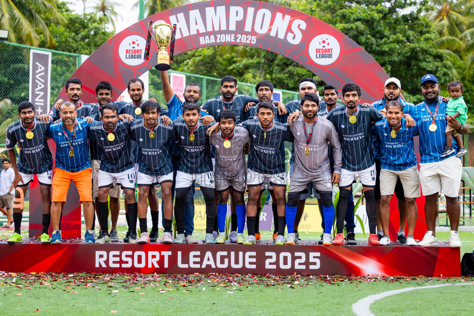 Anantara vs Finolhu in Final of Resort League 2025 (Baa Zone) was held on Friday, 18th July 2025 in Avani+ Fares Maldives Resort, Baa Atoll, Maldives. Photos: Nausham Waheed  / images.mv