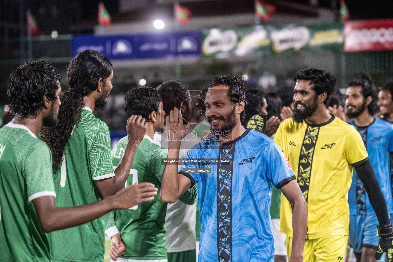 Team FSM vs Club HDC in the Quarter Finals of Club Maldives 2021 held at Hulhumale;, on 12th December 2021 Photos: Nausham Waheed