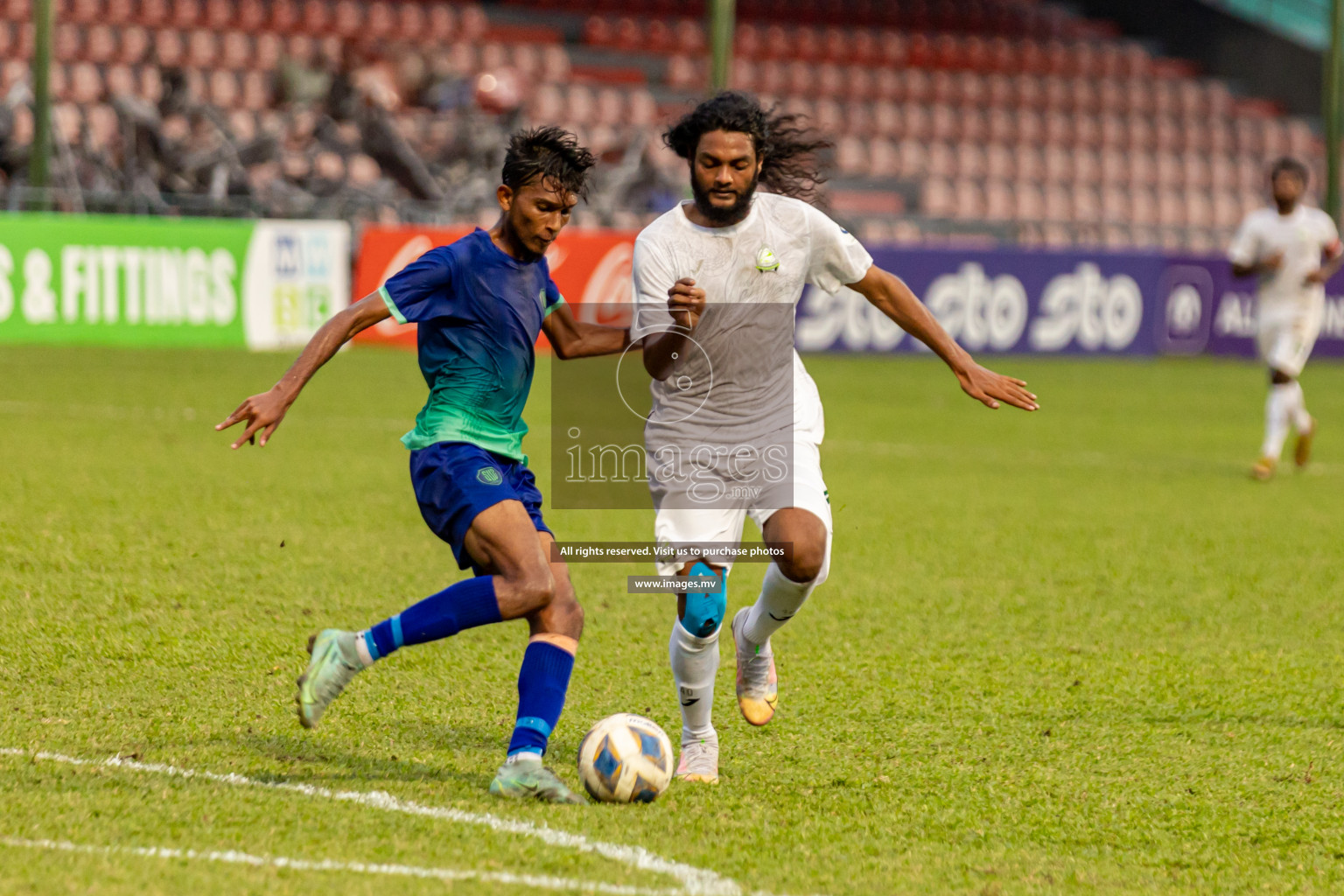 Super United Sports vs Green Streets in Ooredoo Dhivehi Premier League 2021/22 on 06 July 2022, held in National Football Stadium, Male', Maldives