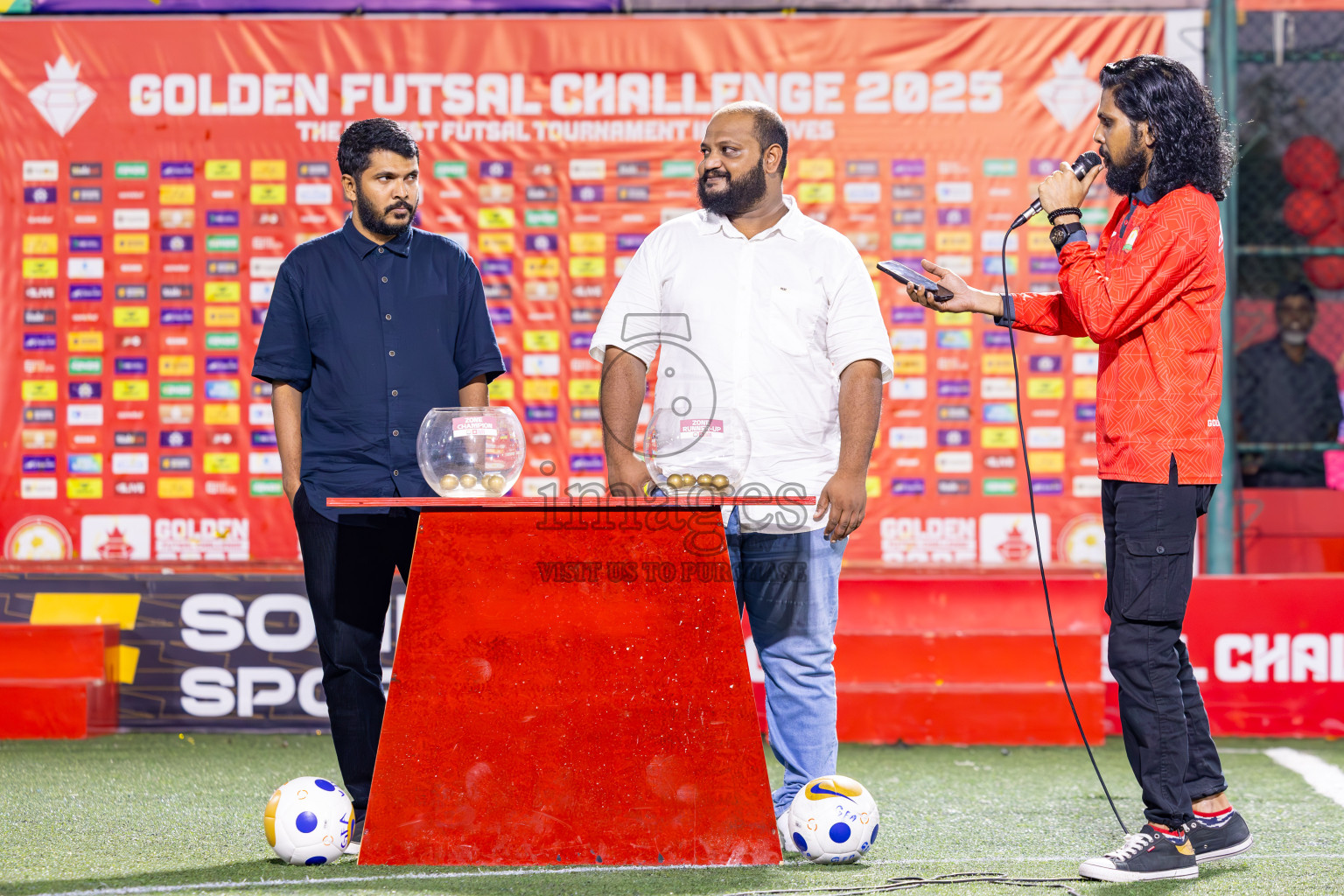 AA Mathiveri vs ADh Mahibadhoo in Zone 4 Final on Day 38 of Golden Futsal Challenge 2025 was held on Wednesday, 12th February 2025 in Hulhumale', Maldives. Photos: Ismail Thoriq / images.mv