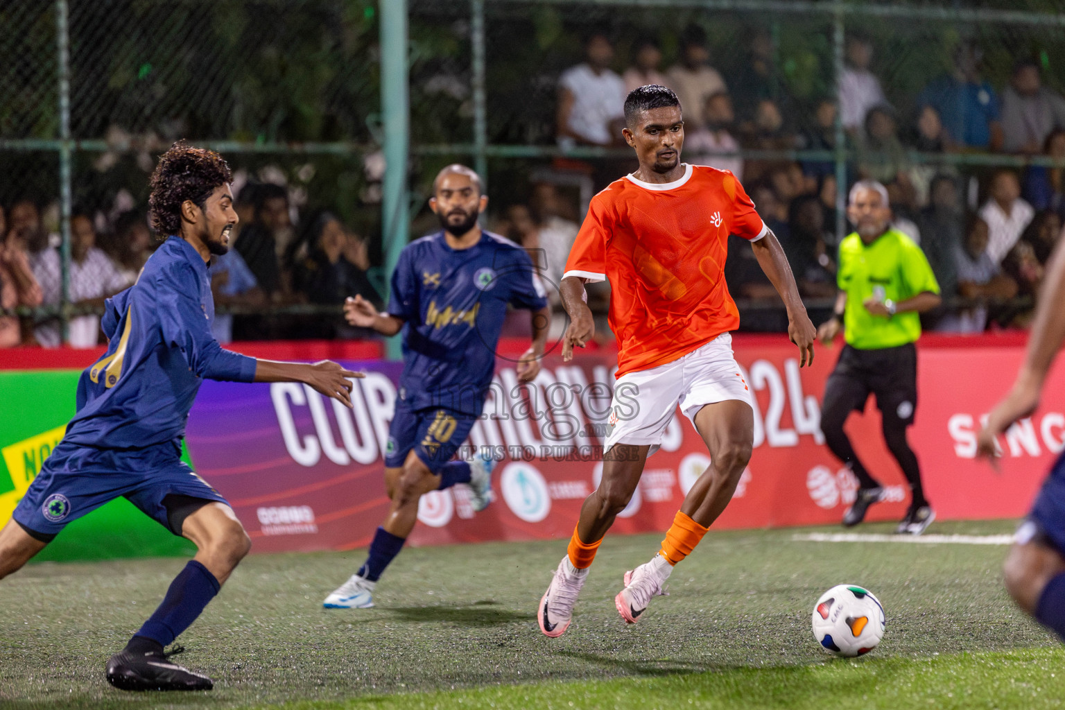 Club Immigration vs Dhiraagu
 in Club Maldives Cup 2024 held in Rehendi Futsal Ground, Hulhumale', Maldives on Tuesday, 24th September 2024. 
Photos: Hassan Simah / images.mv