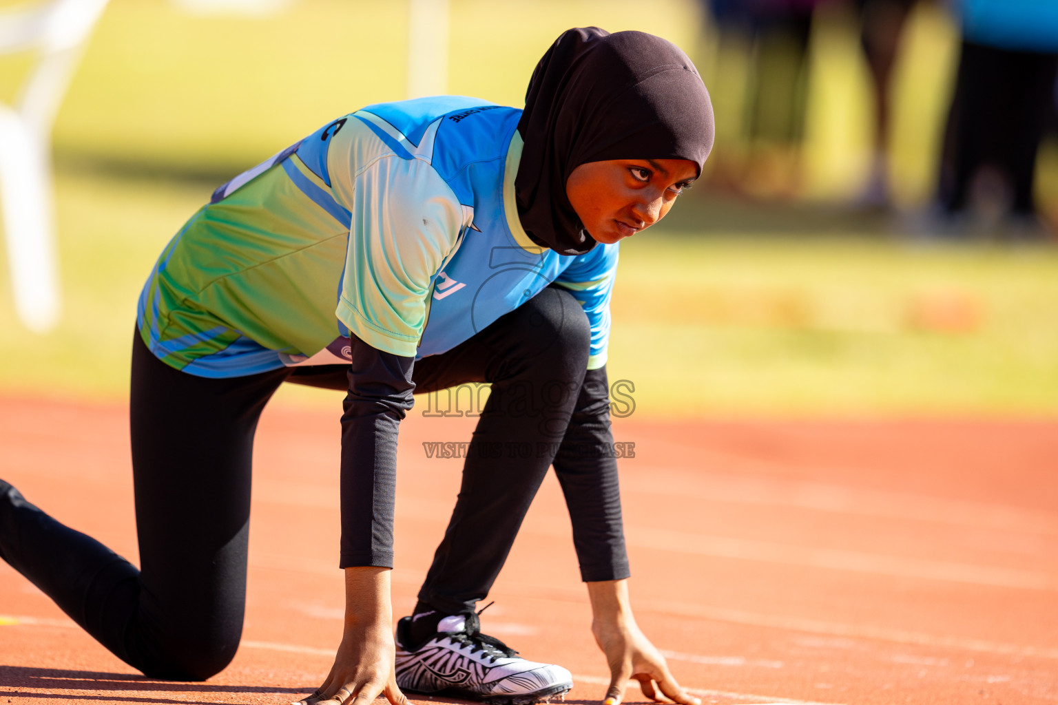 Day 2 of MWSC Interschool Athletics Championships 2024 held in Hulhumale Running Track, Hulhumale, Maldives on Sunday, 10th November 2024.
Photos by: Ismail Thoriq / Images.mv