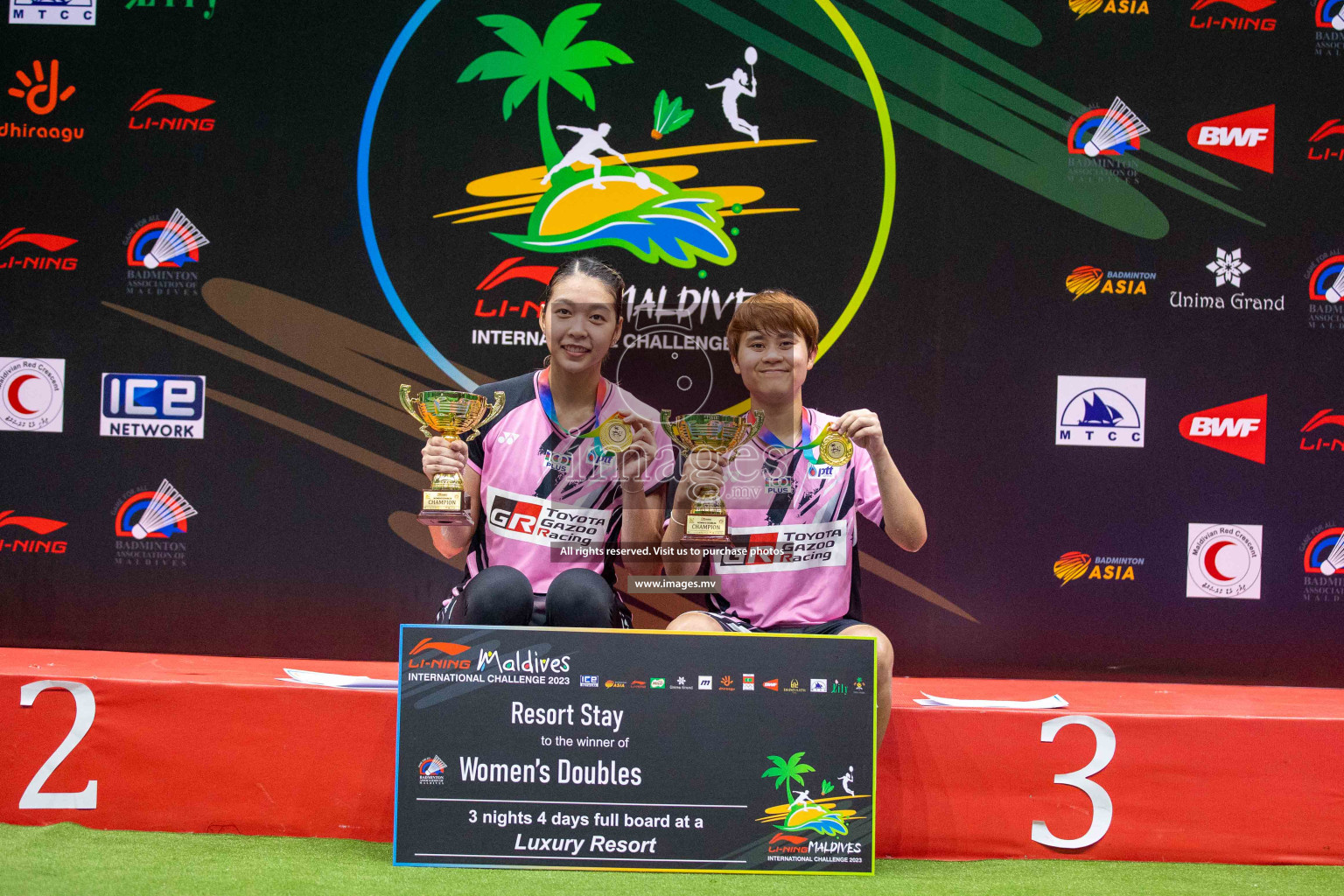 Finals of Li-Ning Maldives International Challenge 2023, was is held in Ekuveni Indoor Court, Male', Maldives on Saturday, 10th June 2023. Photos: Ismail Thoriq / images.mv