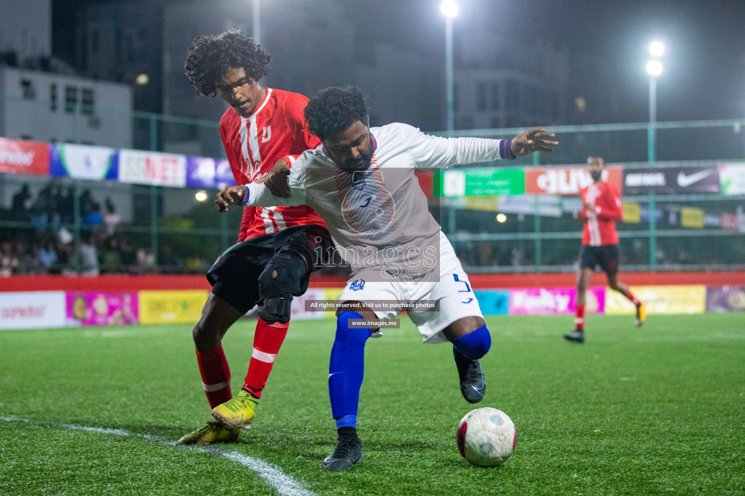 GA. Kanduhulhudhoo vs GA. Nilandhoo in Day 7 of Golden Futsal Challenge 2023 on 11 February 2023 in Hulhumale, Male, Maldives