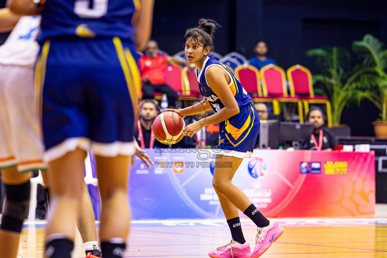 Sri Lanka vs India in the Final of Under 16 Woman's Asian Cup SABA Qualifiers 2025 was held in Social Center, Male', Maldives on Sunday, 15th June 2025. Photos: Nausham Waheed / images.mv