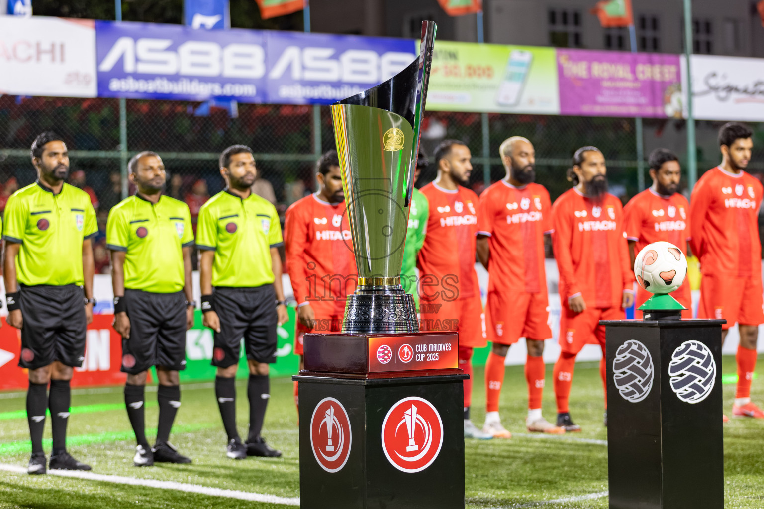 RRC vs STO RC in the Finals of Club Maldives Cup 2025 was held in Rehendhi Futsal Ground, Hulhumale', Maldives on Saturday, 25th October 2025. 
Photos: Hassan Simah / images.mv
