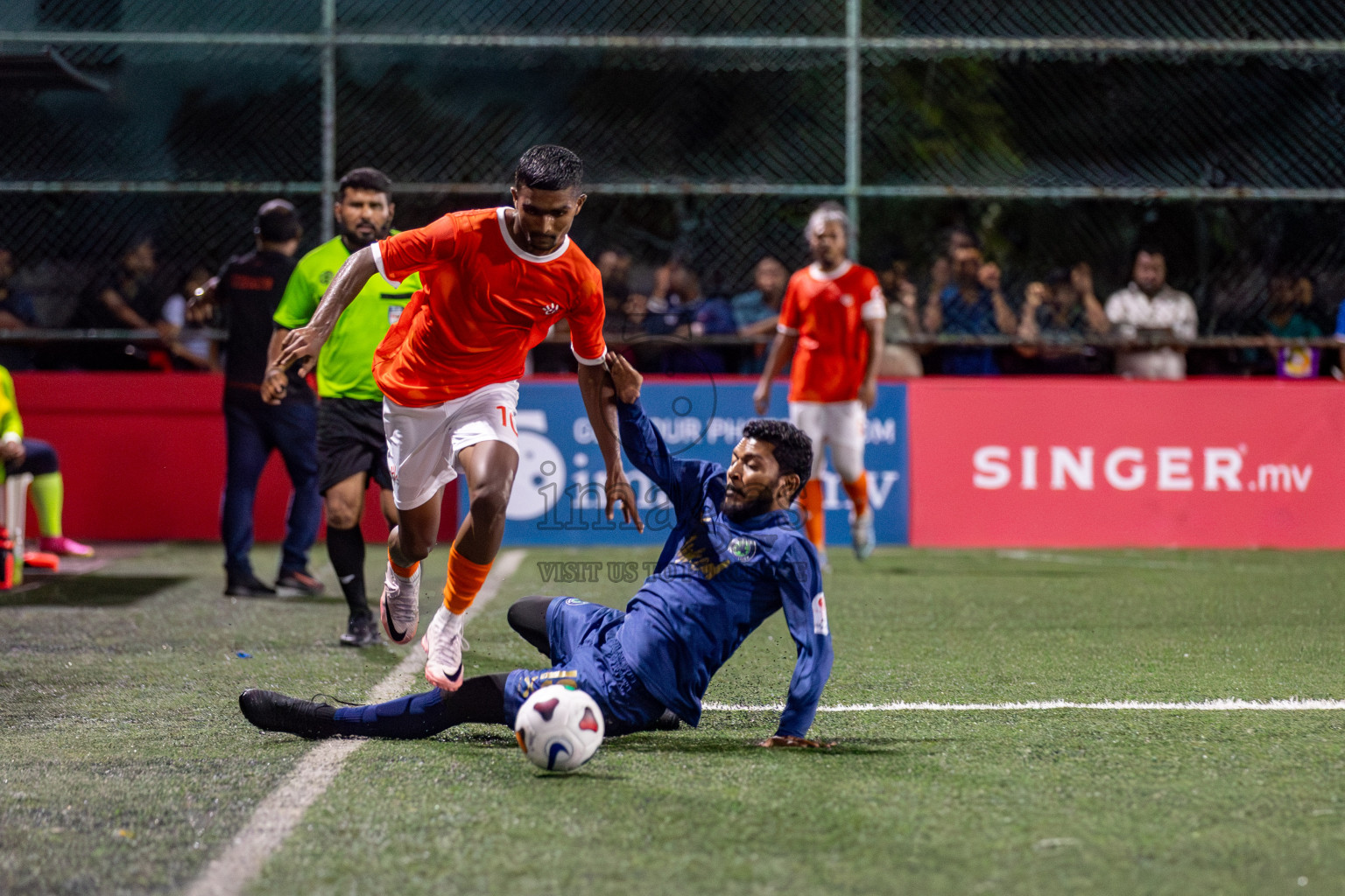 Club Immigration vs Dhiraagu
 in Club Maldives Cup 2024 held in Rehendi Futsal Ground, Hulhumale', Maldives on Tuesday, 24th September 2024. 
Photos: Hassan Simah / images.mv