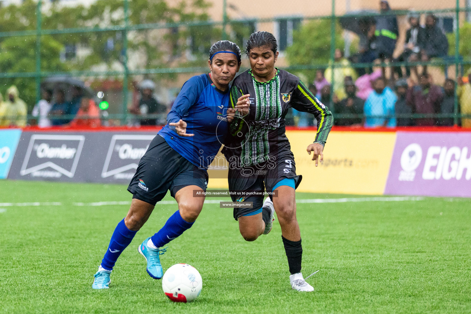 WAMCO vs Team Fenaka in Eighteen Thirty Women's Futsal Fiesta 2022 was held in Hulhumale', Maldives on Friday, 14th October 2022. Photos: Hassan Simah / images.mv