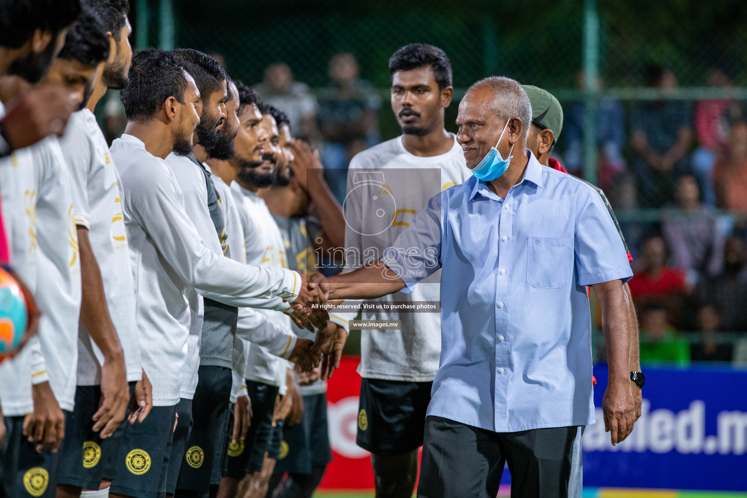 Team FSM Vs Prisons Club in the Semi Finals of Club Maldives 2021 held in Hulhumale, Maldives on 15 December 2021. Photos: Ismail Thoriq / images.mv