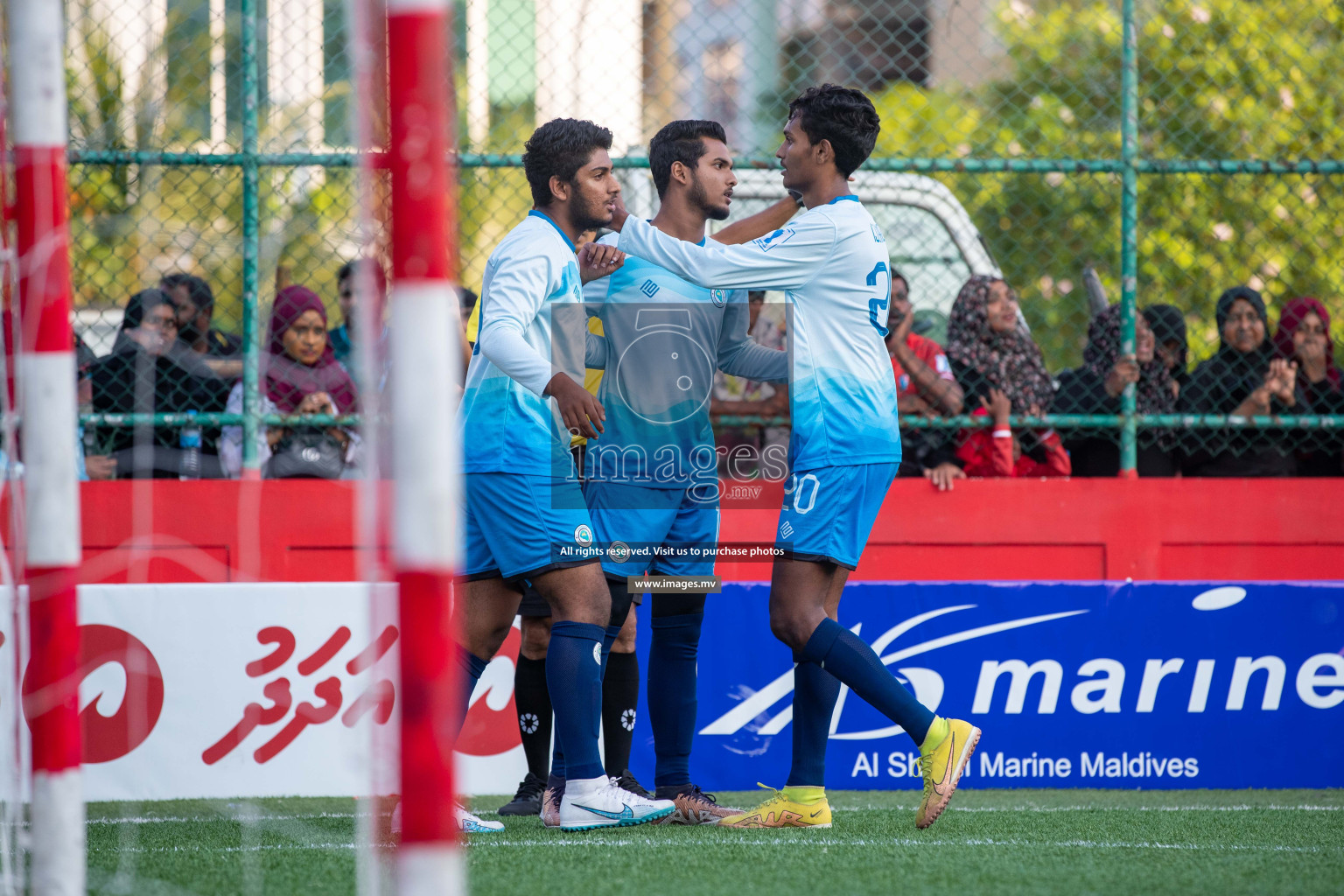 AA. Rasdhoo vs AA. Thoddoo in Day 7 of Golden Futsal Challenge 2023 on 11 February 2023 in Hulhumale, Male, Maldives