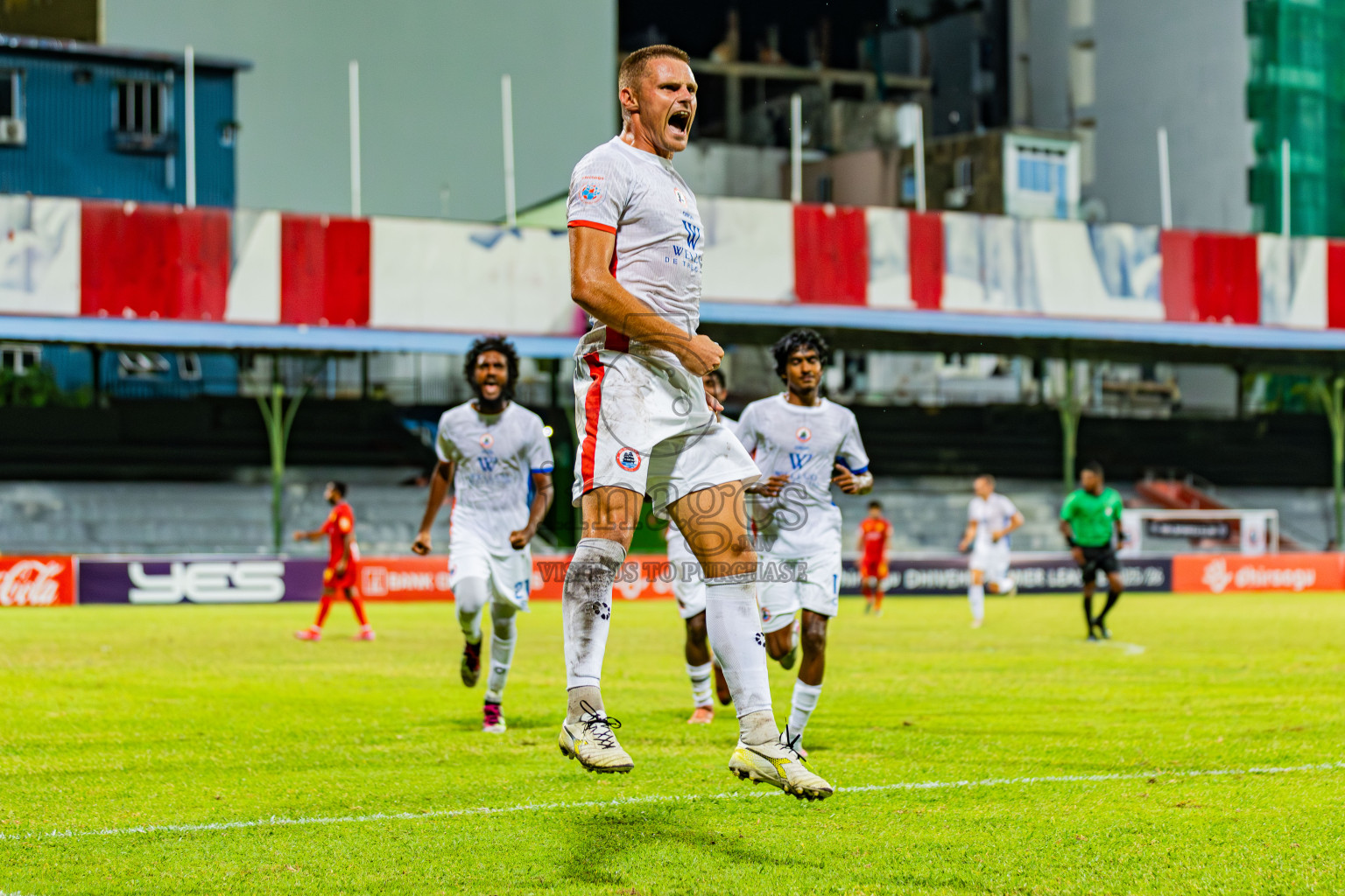ODI Sport Club vs Victory Sports Club in Dhivehi Premier League 2025/26 held in National Football Stadium, Male', Maldives on Thursday, 2nd October 2025. Photos: Areef Adam / Images.mv